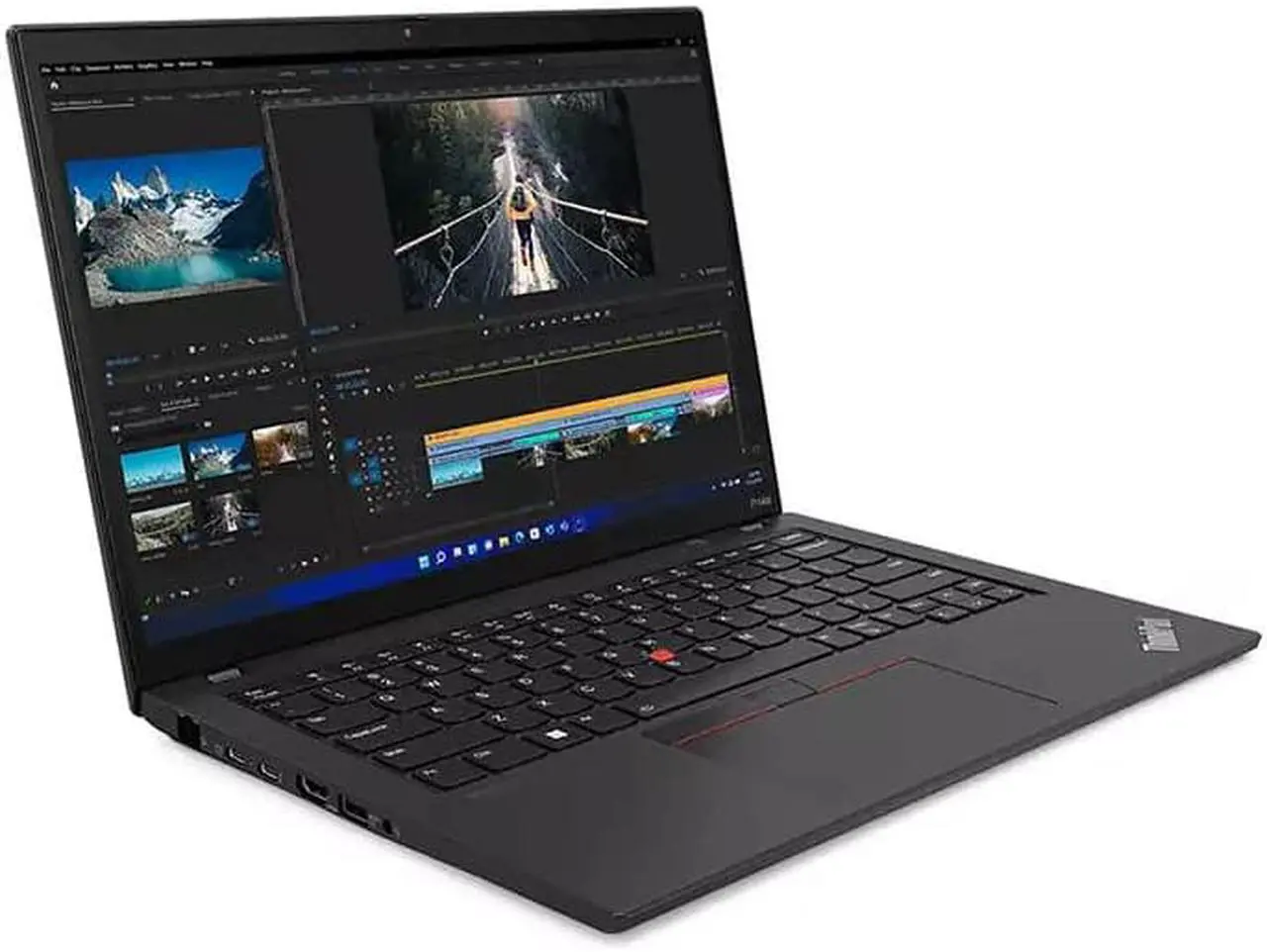 Alt view image 5 of 7 - Lenovo ThinkPad P14s Gen 3 Home & Business Laptop (Intel  i7-1260P 12-Core, 14.0" 60Hz Touch 4K (3840x2400), Nvidia T550, 16GB RAM, 1TB SSD, Wifi, USB 3.2, HDMI, Win 11 Pro) with 120W G4 Dock