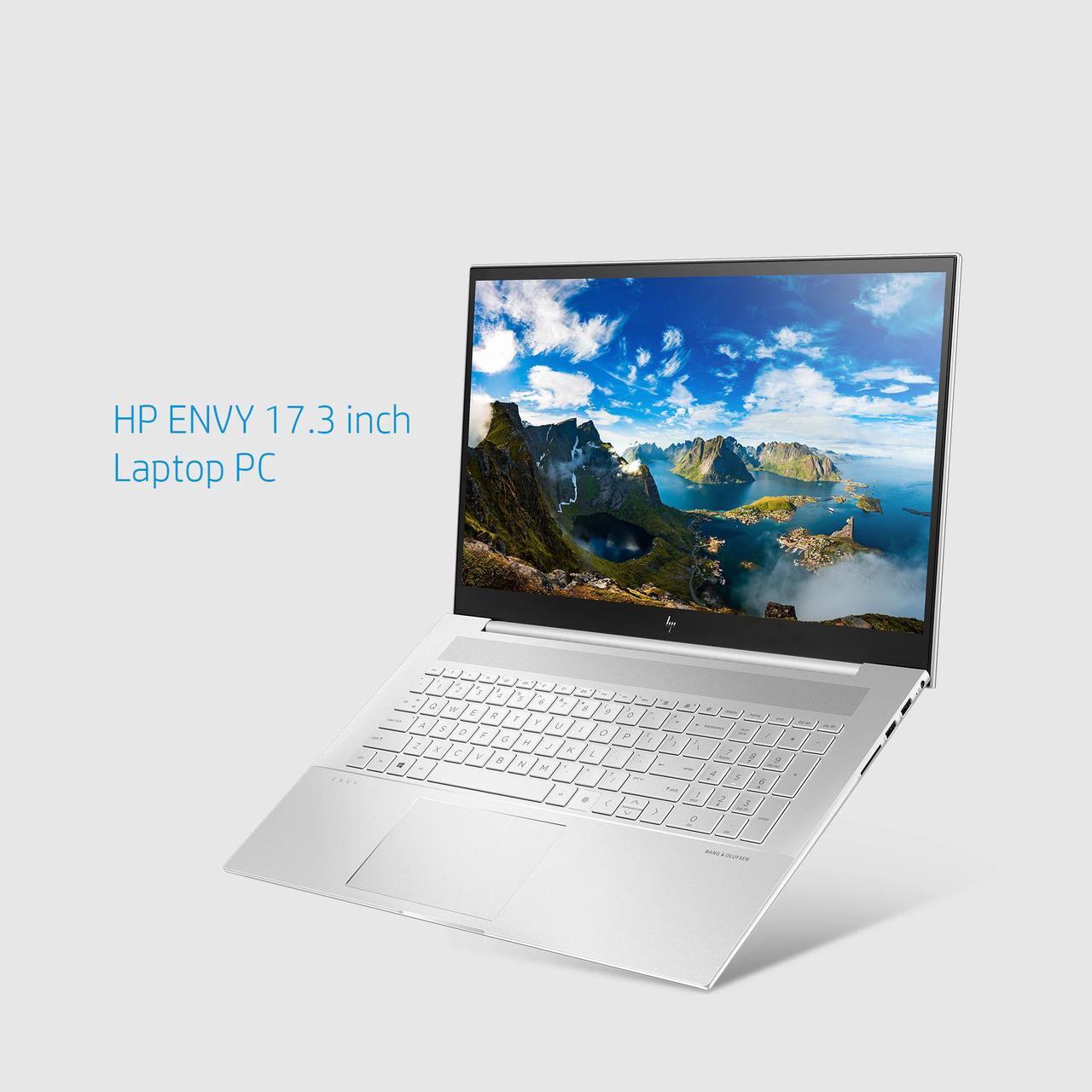 Alt view image 5 of 6 - HP ENVY Laptop 17 Home & Business Laptop (Intel i7-1255U 10-Core, 17.3" 60Hz Touch Full HD (1920x1080), Intel Iris Xe, 16GB RAM, 512GB SSD, Backlit KB, Wifi, HDMI, Win 11 Home) with 120W G4 Dock