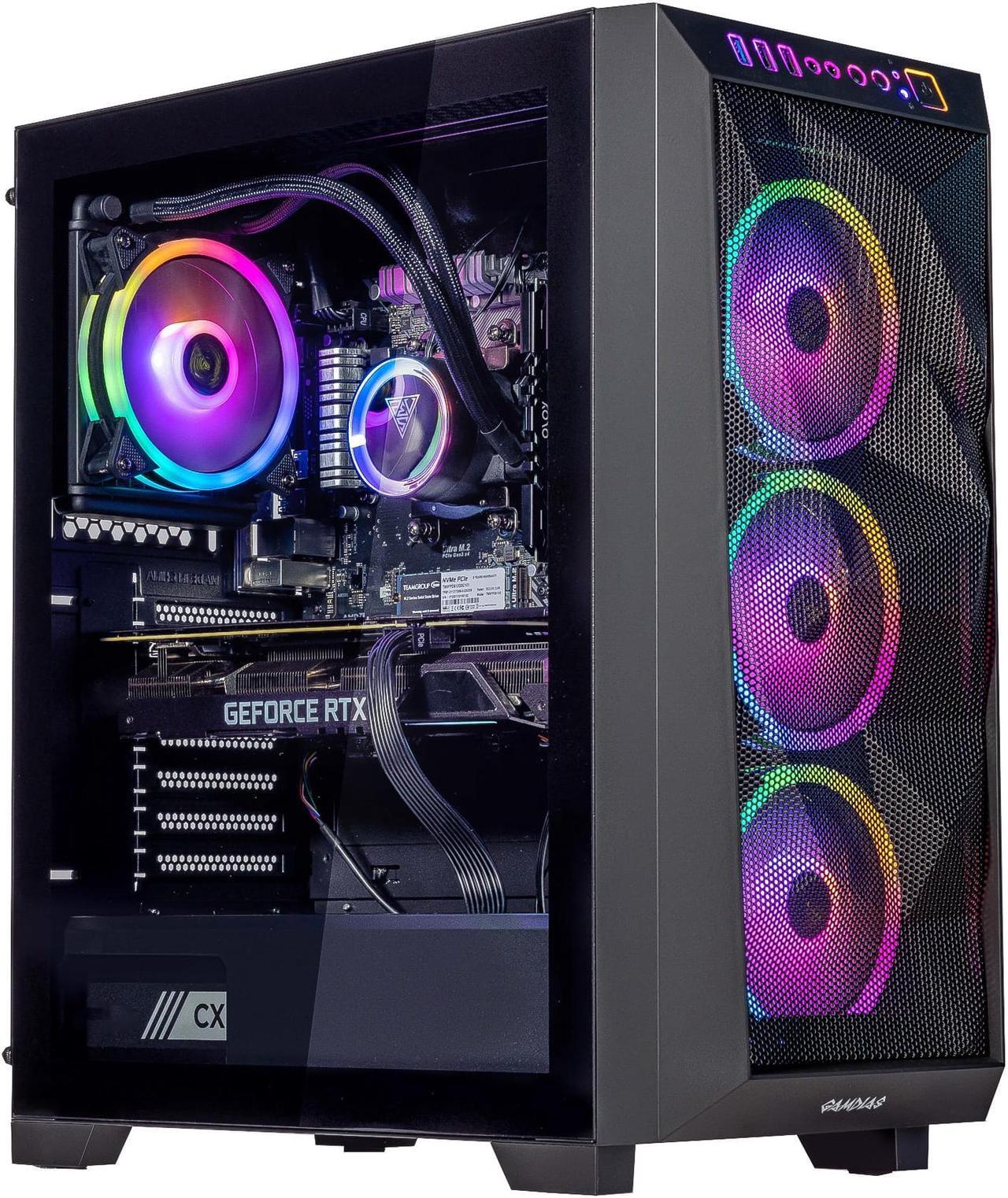 Main image of Velztorm Pilum Gaming Desktop PC (AMD Ryzen 7 - 5700X 8-Core, GeForce RTX 3070, 64GB RAM, 8TB PCIe SSD, HDMI, Display Port, Win 10 Pro)