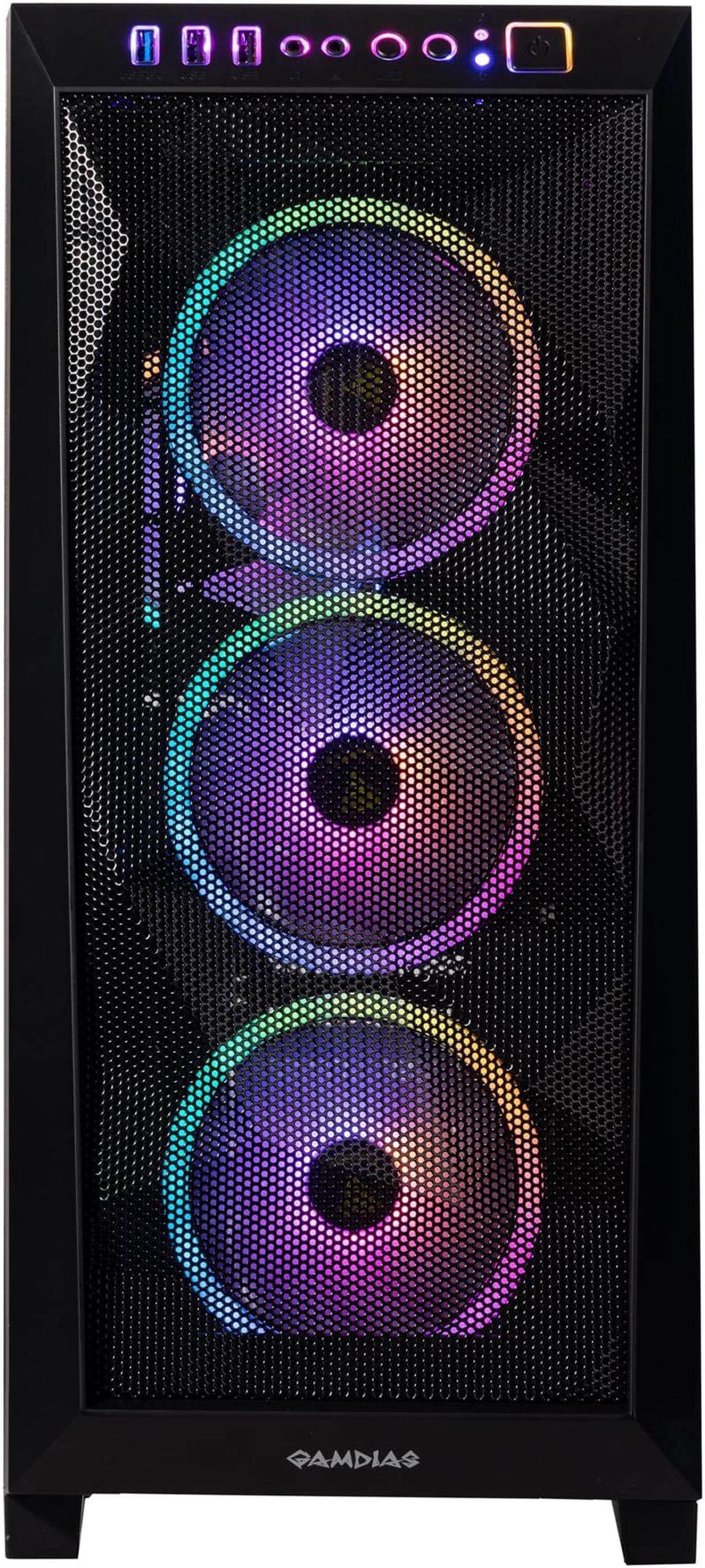 Alt view image 4 of 7 - Velztorm Pilum Gaming Desktop PC (AMD Ryzen 7 - 5700X 8-Core, GeForce RTX 3070, 64GB RAM, 8TB PCIe SSD, HDMI, Display Port, Win 10 Pro)