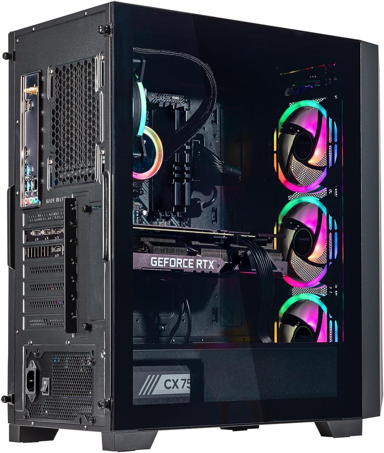 Alt view image 3 of 7 - Velztorm Pilum Gaming Desktop PC (AMD Ryzen 7 - 5700X 8-Core, GeForce RTX 3070, 64GB RAM, 8TB PCIe SSD, HDMI, Display Port, Win 10 Pro)