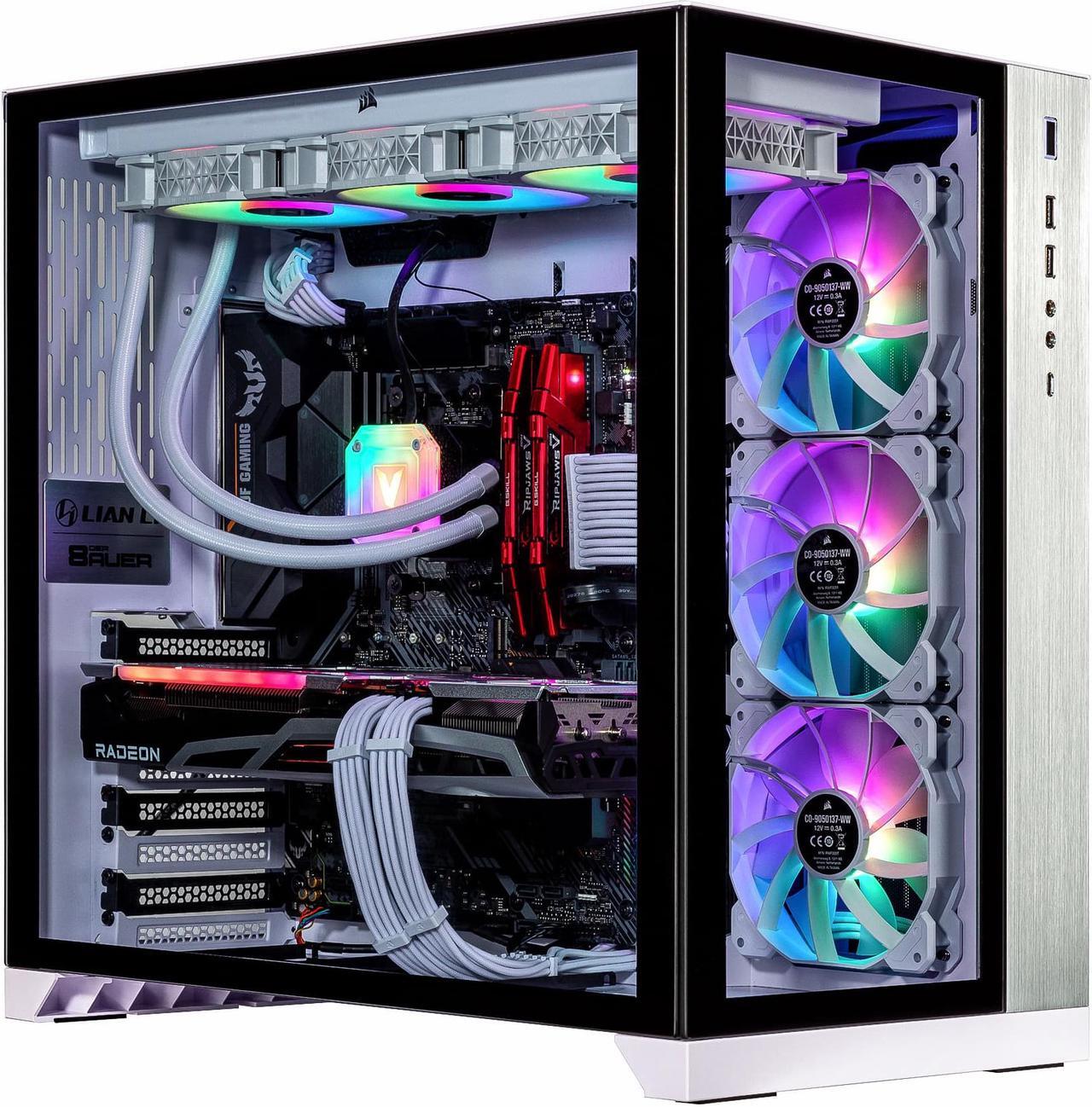 Main image of Velztorm Lux Lyte Custom Built Gaming Desktop PC (AMD Ryzen 9 - 5900X, Radeon RX 9070 XT, 64GB DDR4, 2TB PCIe SSD + 2TB HDD, 360mm AIO, 1000W PSU, WiFi 5, Bluetooth 5.0, RJ-45, Win 11 Pro)