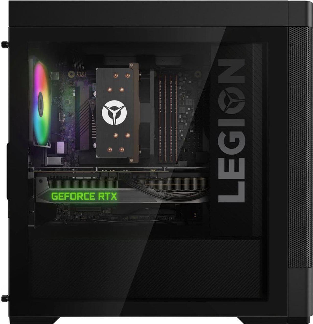 Alt view image 4 of 7 - Lenovo Legion Tower 5i Gaming & Entertainment Desktop PC (Intel i5-12400 6-Core, NVIDIA GeForce RTX 3050, 32GB DDR5 4400MHz RAM, 4TB SATA SSD, Wifi, Win 11 Home) with Microsoft 365 Personal , Hub