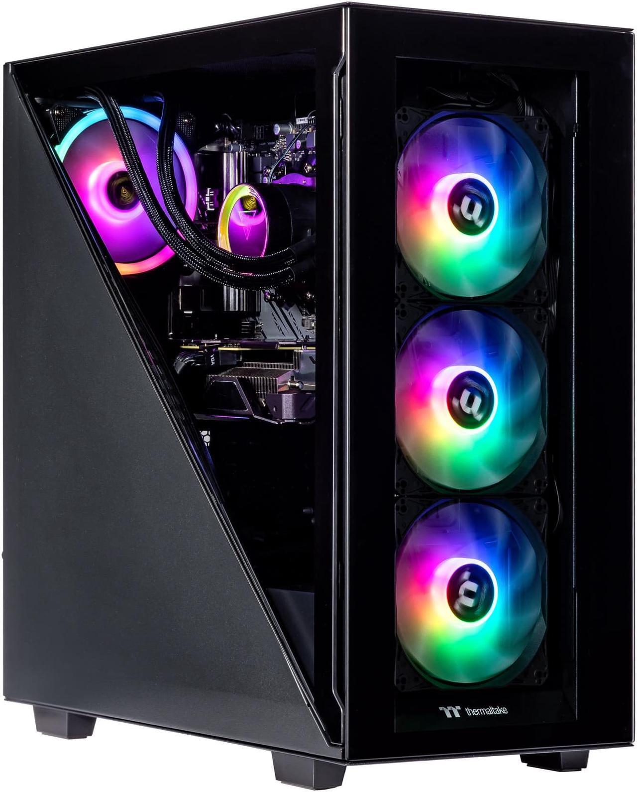 Main image of Velztorm Black Gladio Custom Built Gaming PC (AMD Ryzen 9 5900X, 64GB RAM, 1TB m.2 SATA SSD + 2TB HDD (3.5), NVIDIA GeForce GTX 1660 Super, Wifi, 1xUSB 3.2, 4xUSB 3.1, Win 10 Home)