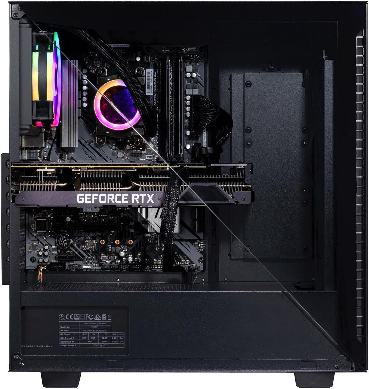Alt view image 3 of 7 - Velztorm Black Gladio Custom Built Gaming PC (AMD Ryzen 9 5900X, 64GB RAM, 1TB m.2 SATA SSD + 2TB HDD (3.5), NVIDIA GeForce GTX 1660 Super, Wifi, 1xUSB 3.2, 4xUSB 3.1, Win 10 Home)