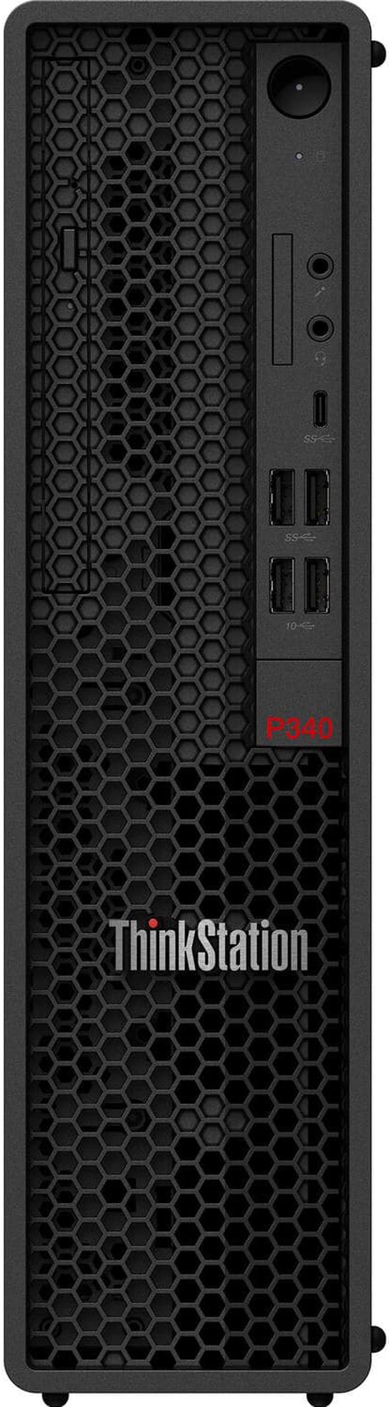 Alt view image 3 of 7 - Lenovo ThinkStation P340 SFF Home & Business Mini Desktop (Intel i5-10500 6-Core, Intel UHD 630, 16GB RAM, 6TB HDD (3.5), USB 3.2, Win 10 Pro) with Microsoft 365 Personal , Dockztorm Hub