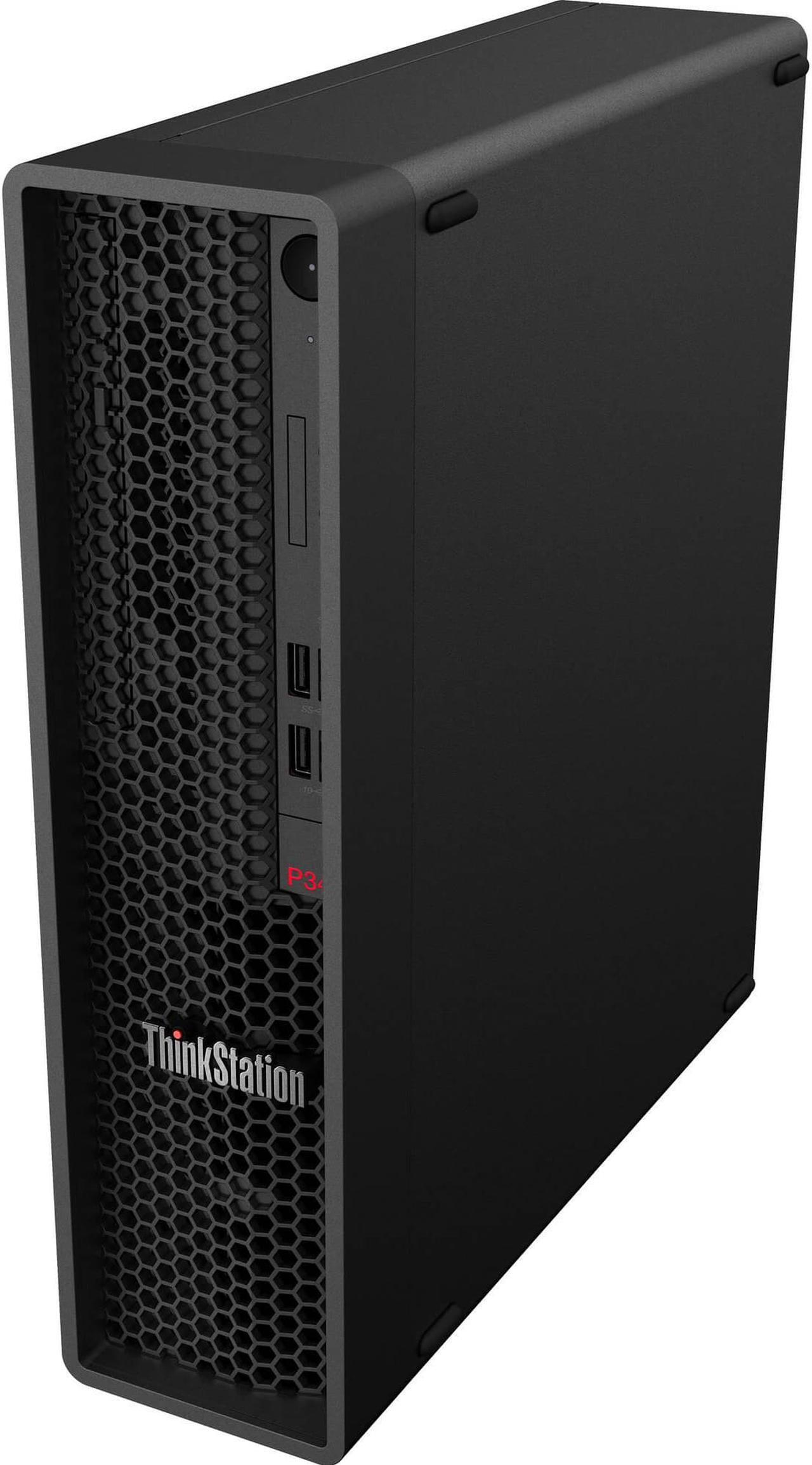 Alt view image 5 of 7 - Lenovo ThinkStation P340 SFF Home & Business Mini Desktop (Intel i5-10500 6-Core, Intel UHD 630, 16GB RAM, 6TB HDD (3.5), USB 3.2, Win 10 Pro) with Microsoft 365 Personal , Dockztorm Hub