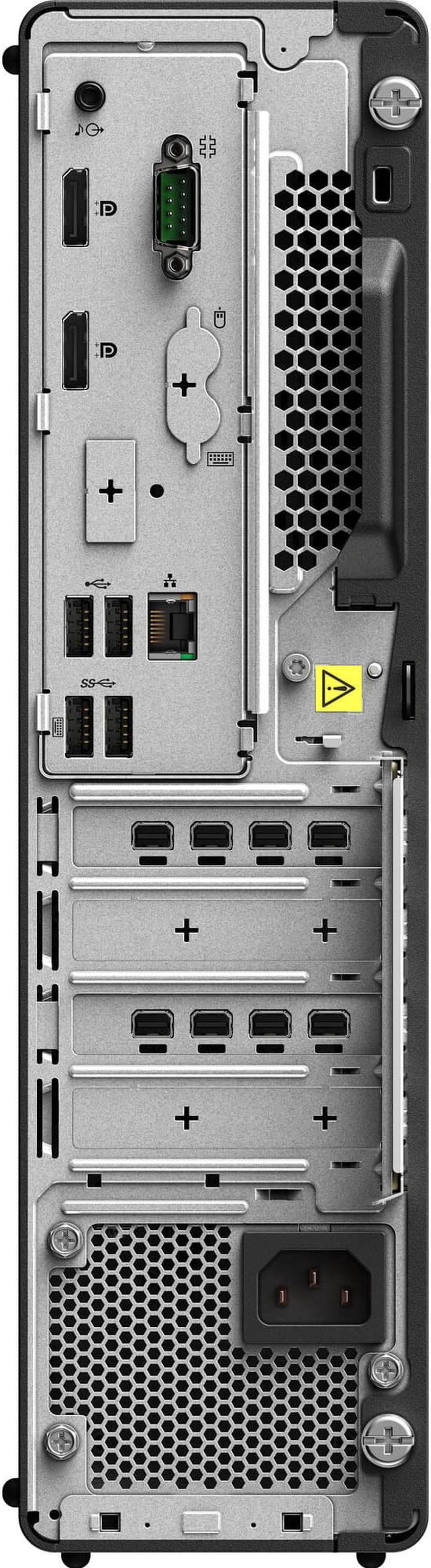 Alt view image 6 of 7 - Lenovo ThinkStation P340 SFF Home & Business Mini Desktop (Intel i5-10500 6-Core, Intel UHD 630, 16GB RAM, 6TB HDD (3.5), USB 3.2, Win 10 Pro) with Microsoft 365 Personal , Dockztorm Hub