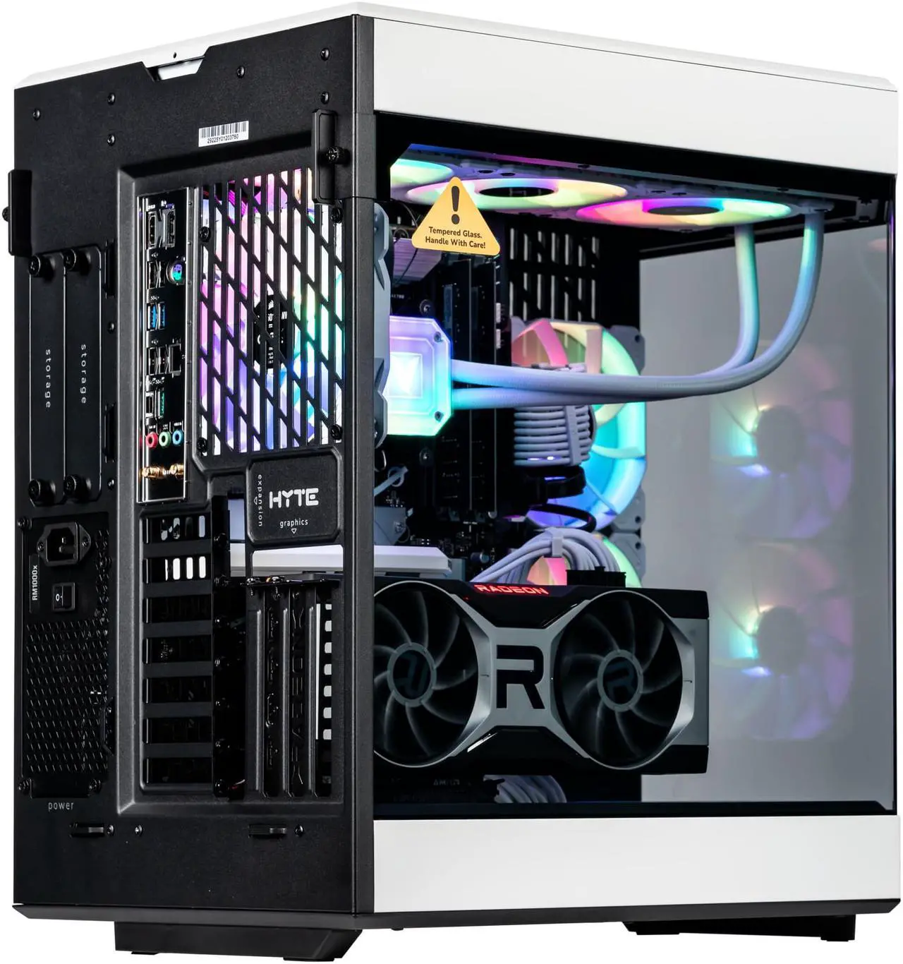 Alt view image 4 of 7 - Velztorm Praetix Custom Built Gaming Desktop PC (Intel i9-14900K, Radeon RX 9070 XT, 32GB DDR5, 2TB PCIe SSD, RGB Fans, 360mm AIO, 1000W PSU, WiFi 6, Bluetooth 5.2, RJ-45, 1 Display Port, Win 11 Home)