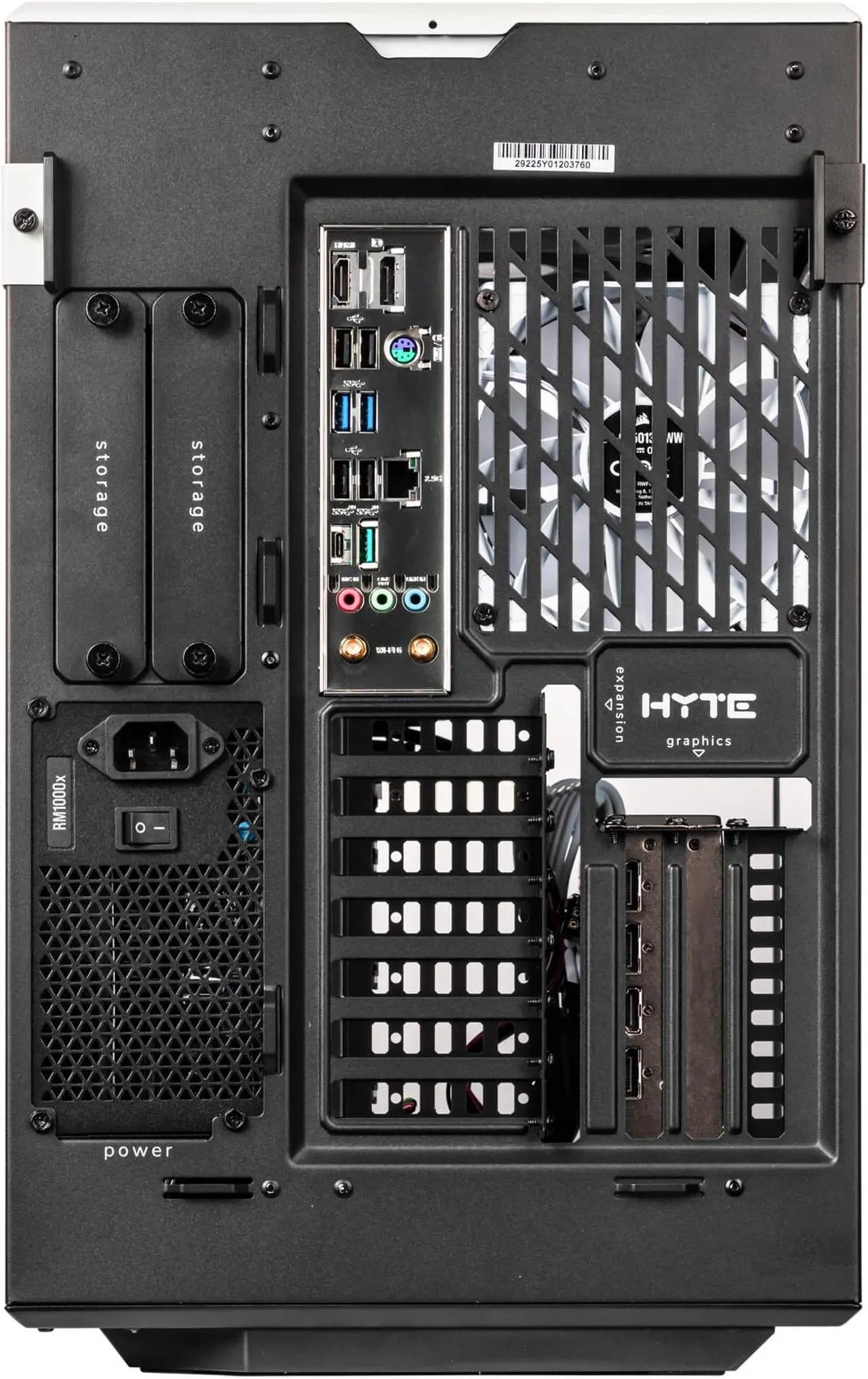 Alt view image 7 of 7 - Velztorm Praetix Custom Built Gaming Desktop PC (Intel i9-14900K, Radeon RX 9070 XT, 32GB DDR5, 2TB PCIe SSD, RGB Fans, 360mm AIO, 1000W PSU, WiFi 6, Bluetooth 5.2, RJ-45, 1 Display Port, Win 11 Home)