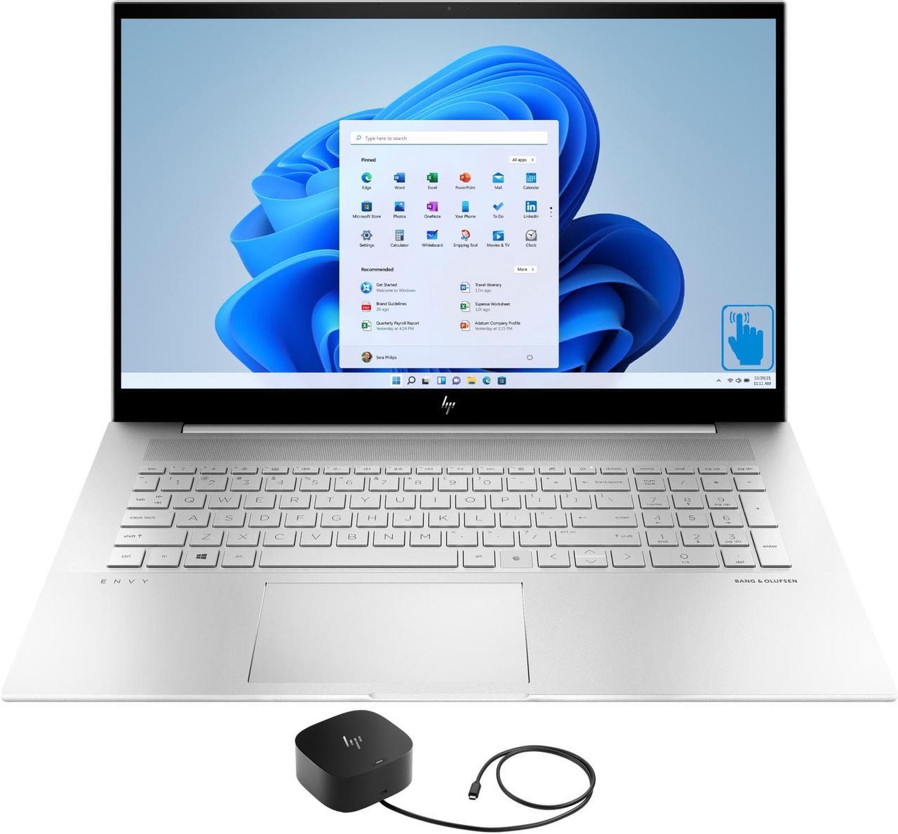 Main image of HP ENVY Laptop 17 Home & Business Laptop (Intel i7-1255U 10-Core, 17.3" 60Hz Touch Full HD (1920x1080), Intel Iris Xe, 32GB RAM, 512GB PCIe SSD, Backlit KB, Wifi, HDMI, Webcam, Win 11 Home)