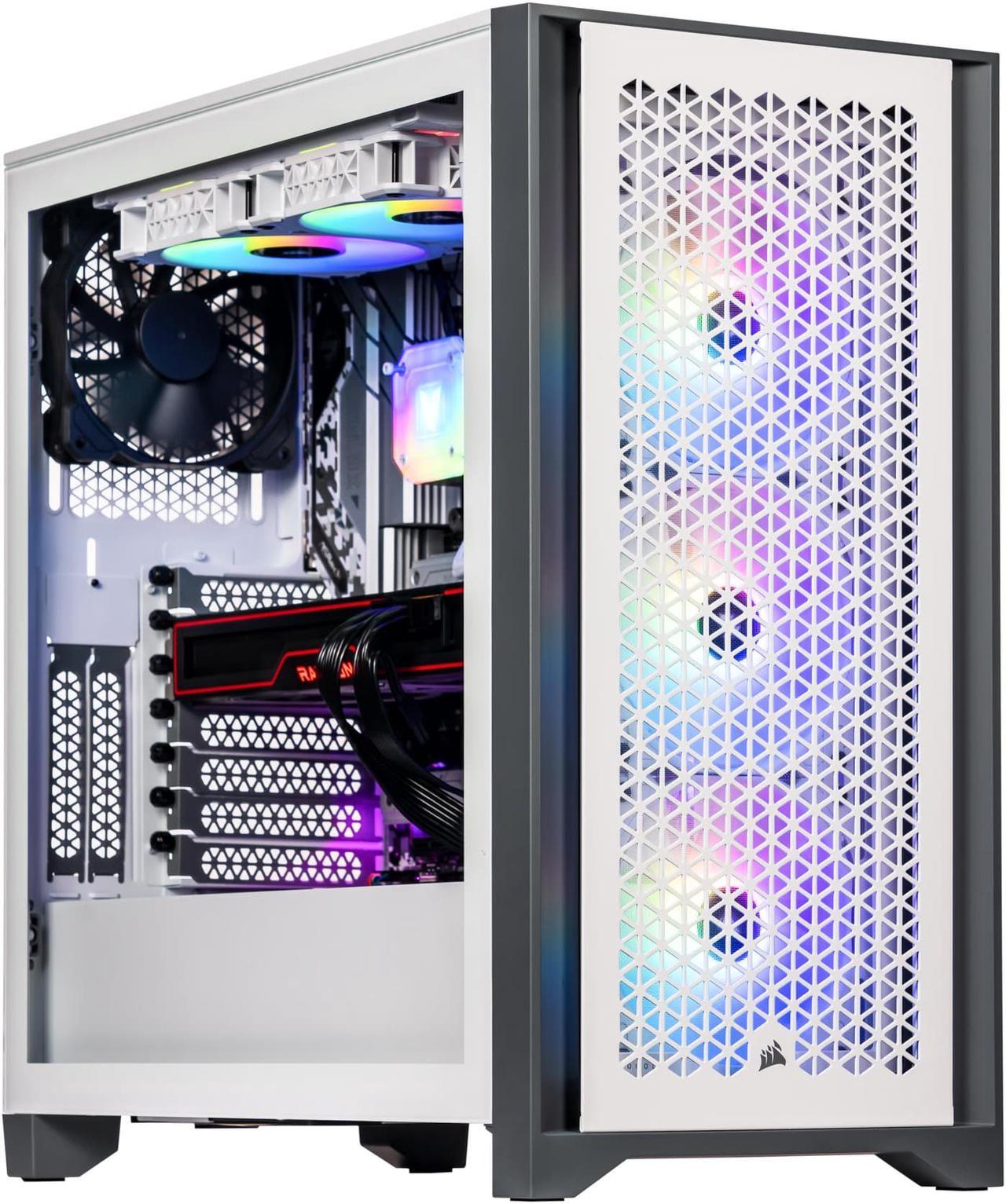 Main image of Velztorm White Armix Prebuilt Gaming Desktop PC (AMD Ryzen 9 7900X 12-Core 4.7GHz, Radeon RX 6900 XT 16GB, 16GB DDR5, 2TB PCIe SSD + 6TB HDD (3.5), 240mm AIO, 1000W PSU, Killer Wifi 6E, Win10Pro)