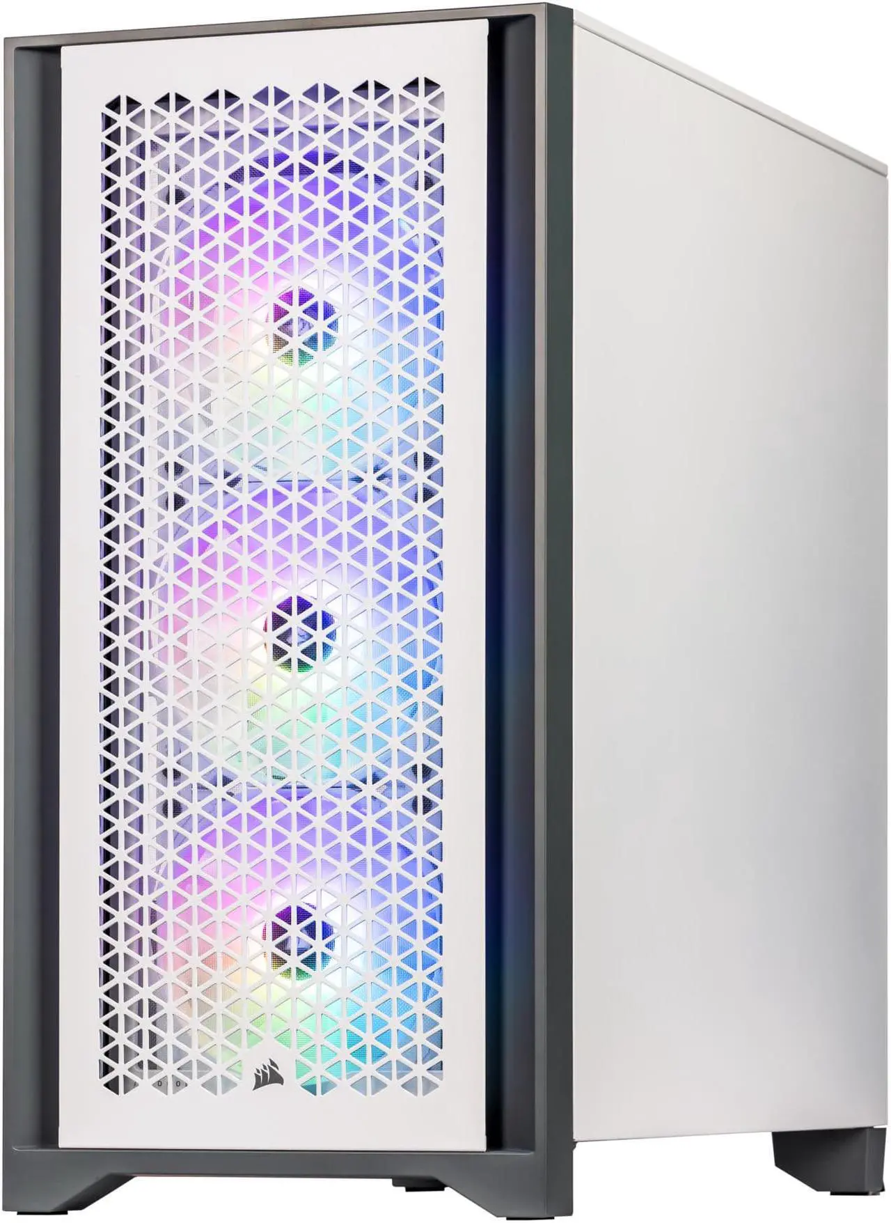 Alt view image 4 of 7 - Velztorm White Armix Custom Built Gaming Desktop PC (AMD Ryzen 9 7900X 12-Core, 32GB DDR5 4800MHz RAM, 2TB PCIe SSD + 6TB HDD (3.5), GeForce RTX 4060, Wifi, Bluetooth, White, Win 11 Pro)
