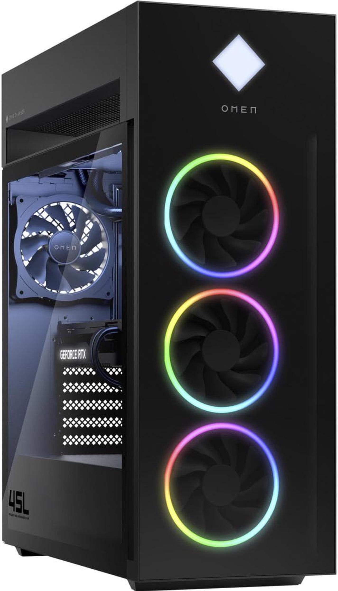 Alt view image 3 of 4 - HP OMEN 45L Gaming & Entertainment Desktop PC (Intel i9-13900K 24-Core, GeForce RTX 4090, 32GB DDR5 4400MHz RAM, 512GB PCIe SSD + 6TB HDD (3.5), Wifi, USB 3.2, HDMI, Win 11 Home) with 120W G4 Dock