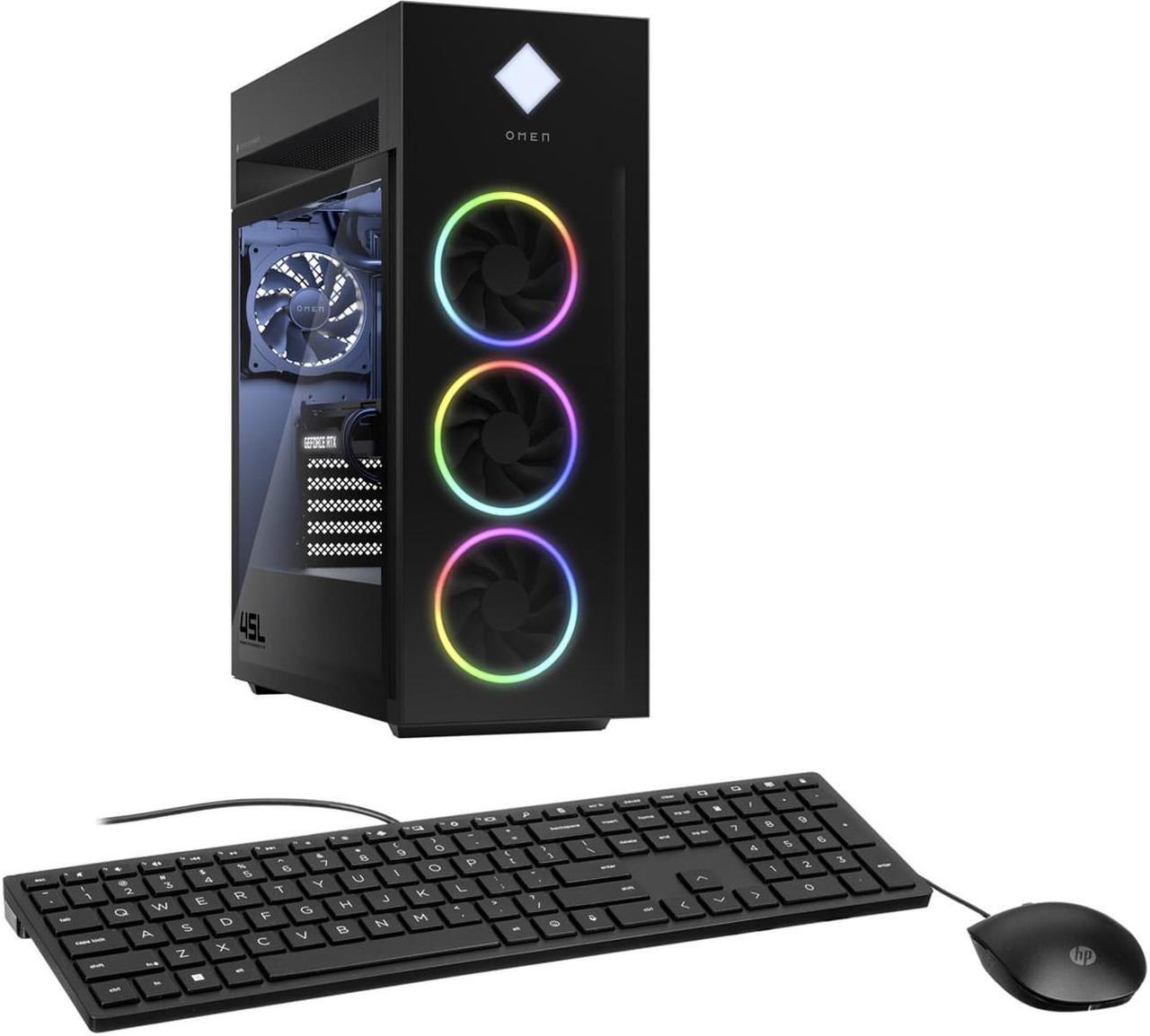 Alt view image 4 of 4 - HP OMEN 45L Gaming & Entertainment Desktop PC (Intel i9-13900K 24-Core, GeForce RTX 4090, 32GB DDR5 4400MHz RAM, 512GB PCIe SSD + 6TB HDD (3.5), Wifi, USB 3.2, HDMI, Win 11 Home) with 120W G4 Dock