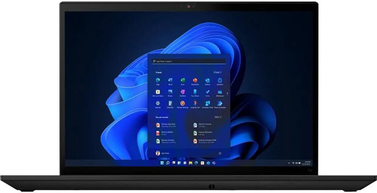 Alt view image 2 of 7 - Lenovo ThinkPad T16 Gen 1 Home & Business Laptop (Intel i5-1245U 10-Core, 16.0" 60Hz Touch Wide UXGA (1920x1200), Intel Iris Xe, 40GB RAM, 512GB PCIe SSD, Win 11 Pro) with G2 Universal Dock