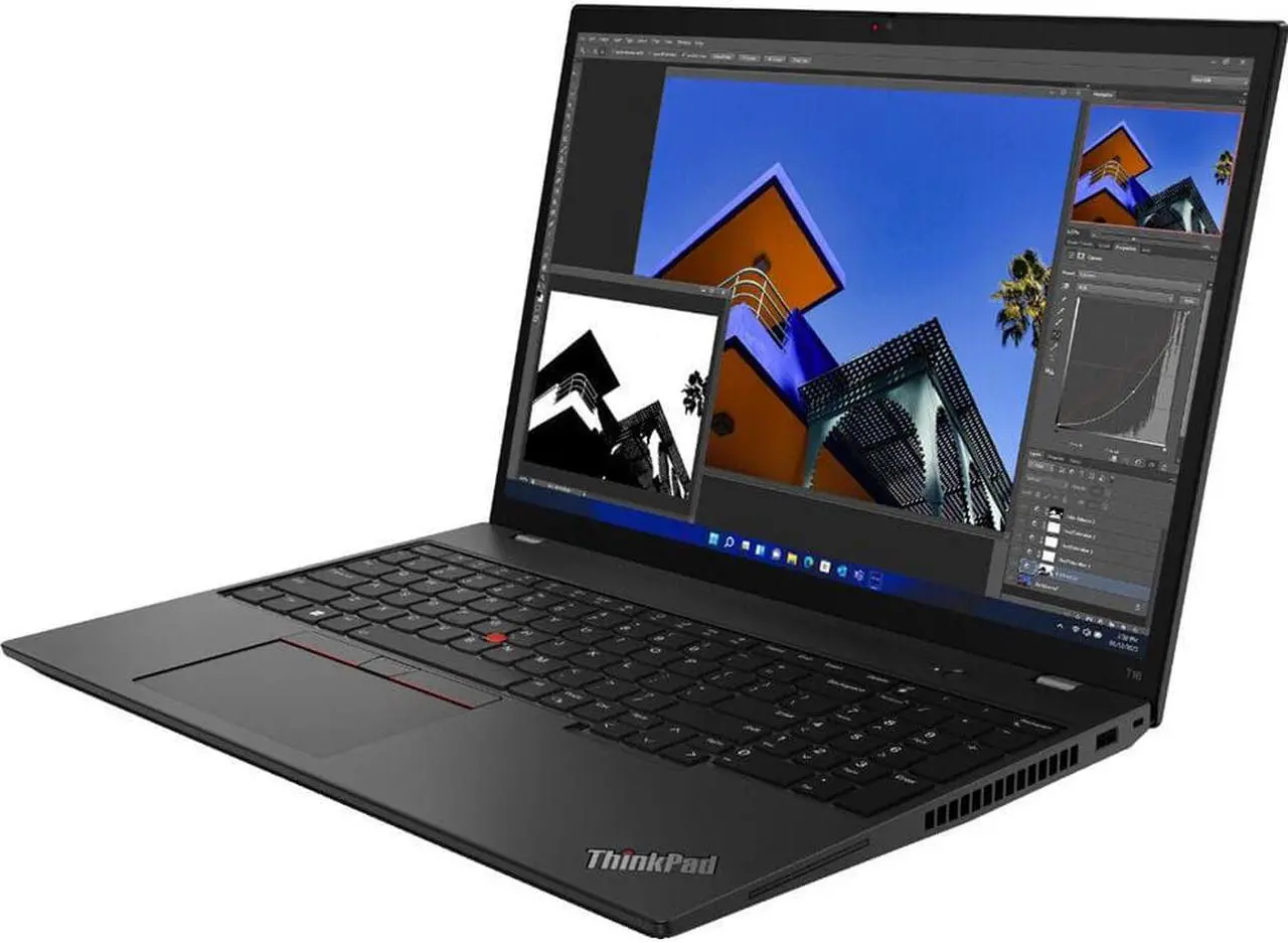 Alt view image 3 of 7 - Lenovo ThinkPad T16 Gen 1 Home & Business Laptop (Intel i5-1245U 10-Core, 16.0" 60Hz Touch Wide UXGA (1920x1200), Intel Iris Xe, 40GB RAM, 512GB PCIe SSD, Win 11 Pro) with G2 Universal Dock
