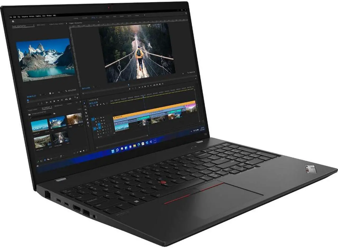 Alt view image 4 of 7 - Lenovo ThinkPad T16 Gen 1 Home & Business Laptop (Intel i5-1245U 10-Core, 16.0" 60Hz Touch Wide UXGA (1920x1200), Intel Iris Xe, 40GB RAM, 512GB PCIe SSD, Win 11 Pro) with G2 Universal Dock