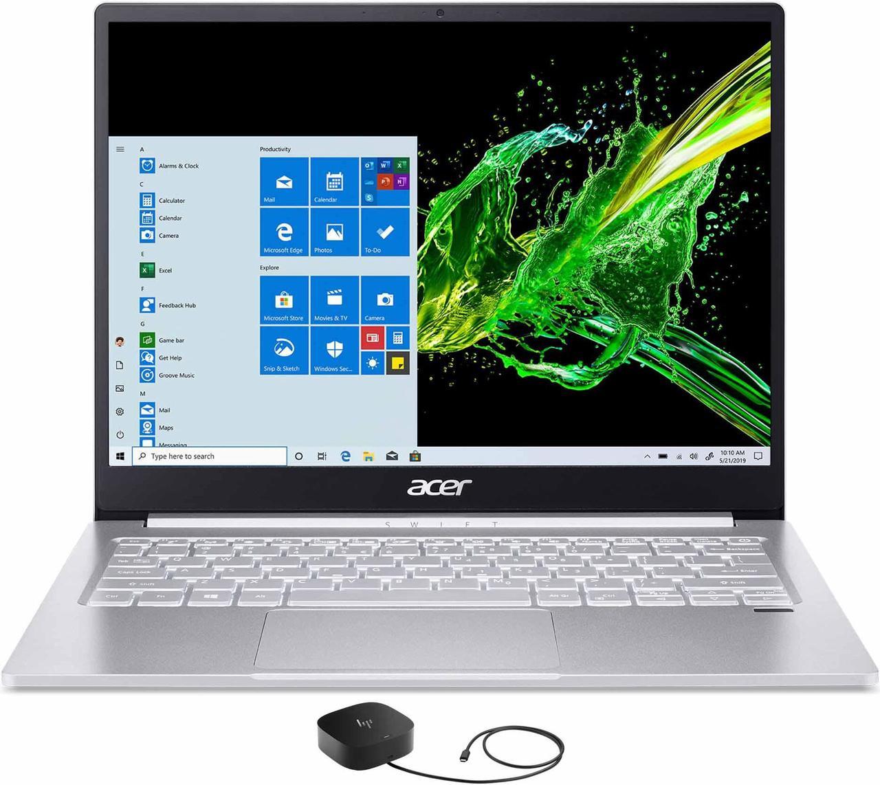 Main image of Acer Swift 3 SF313 Home & Business Laptop (Intel i5-1035G4 4-Core, 13.5" 60Hz QHD(2256x1504), Intel Iris Plus, 8GB RAM, 2TB PCIe SSD, Backlit KB, Wifi, HDMI, Webcam, Fingerprint, Win 11 Pro)