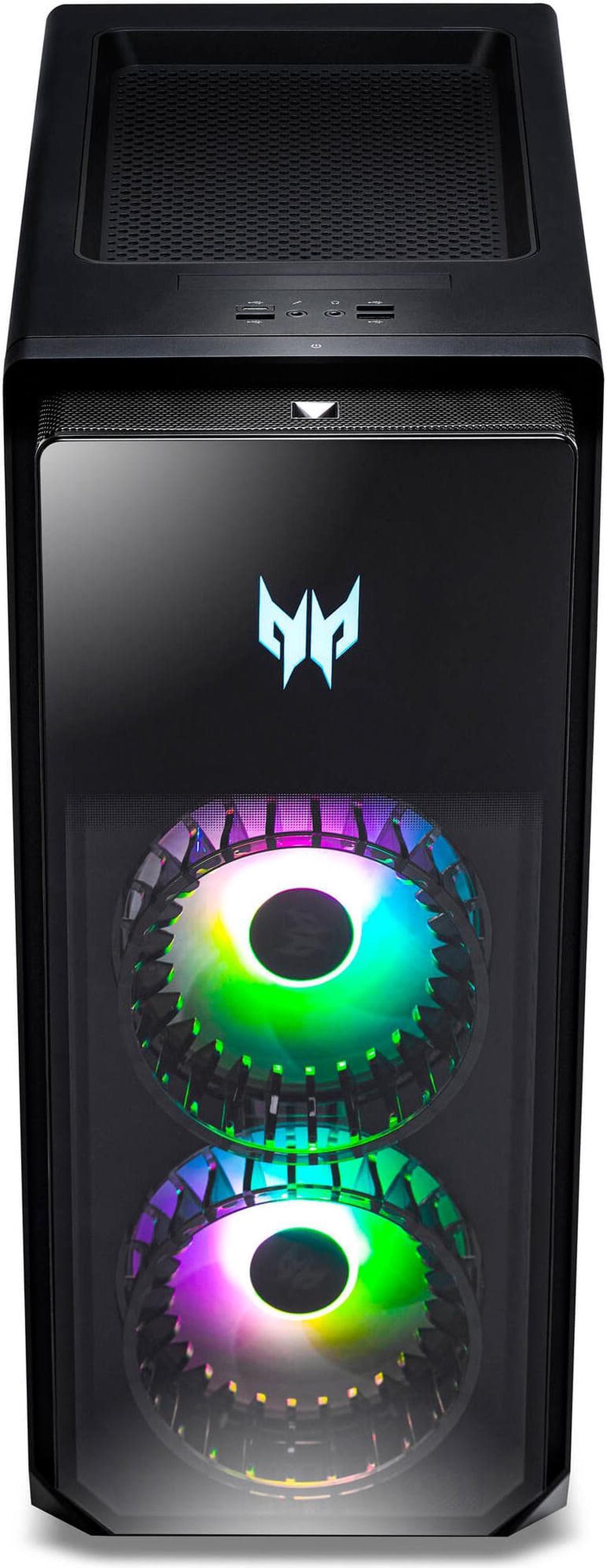 Alt view image 3 of 7 - Acer Predator Orion 5000 Gaming & Entertainment Desktop PC (Intel i7-12700F 12-Core, GeForce RTX 3080, 32GB DDR5 4400MHz RAM, 3TB HDD (3.5), Backlit KB, Wifi, Win 11 Pro) with 120W G4 Dock