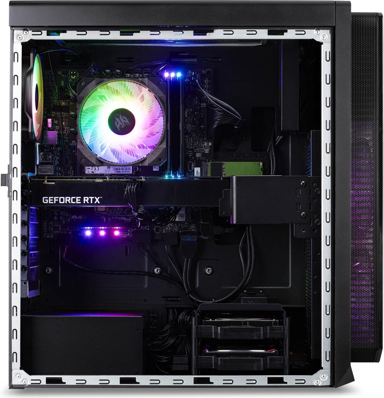 Alt view image 7 of 7 - Acer Predator Orion 5000 Gaming & Entertainment Desktop PC (Intel i7-12700F 12-Core, GeForce RTX 3080, 32GB DDR5 4400MHz RAM, 3TB HDD (3.5), Backlit KB, Wifi, Win 11 Pro) with 120W G4 Dock