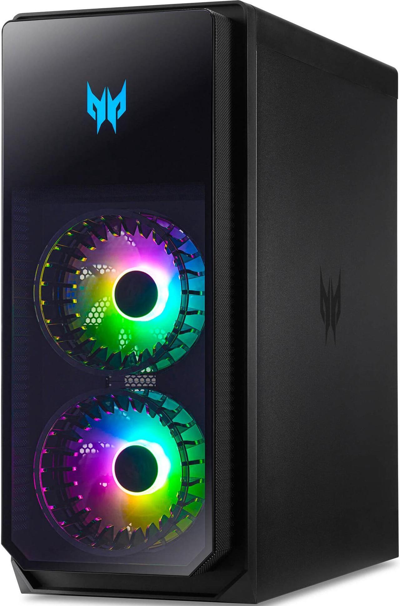 Alt view image 6 of 7 - Acer Predator Orion 5000 Gaming & Entertainment Desktop PC (Intel i7-12700F 12-Core, GeForce RTX 3080, 32GB DDR5 4400MHz RAM, 3TB HDD (3.5), Backlit KB, Wifi, Win 11 Pro) with 120W G4 Dock