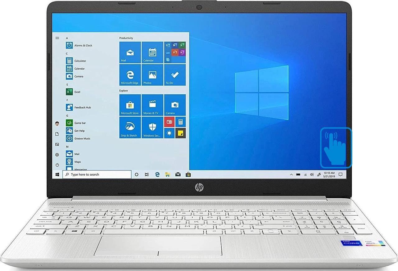 HP 15t-dw300 15.6" Touchscreen HD LCD Laptop (Intel i7-1165G7 4-Core 2.80GHz, Intel Iris Xe, 16GB RAM, 512GB PCIe SSD, Backlit KYB, FP, WiFi 6, BT 5.2, RJ-45, Win 11 Home)