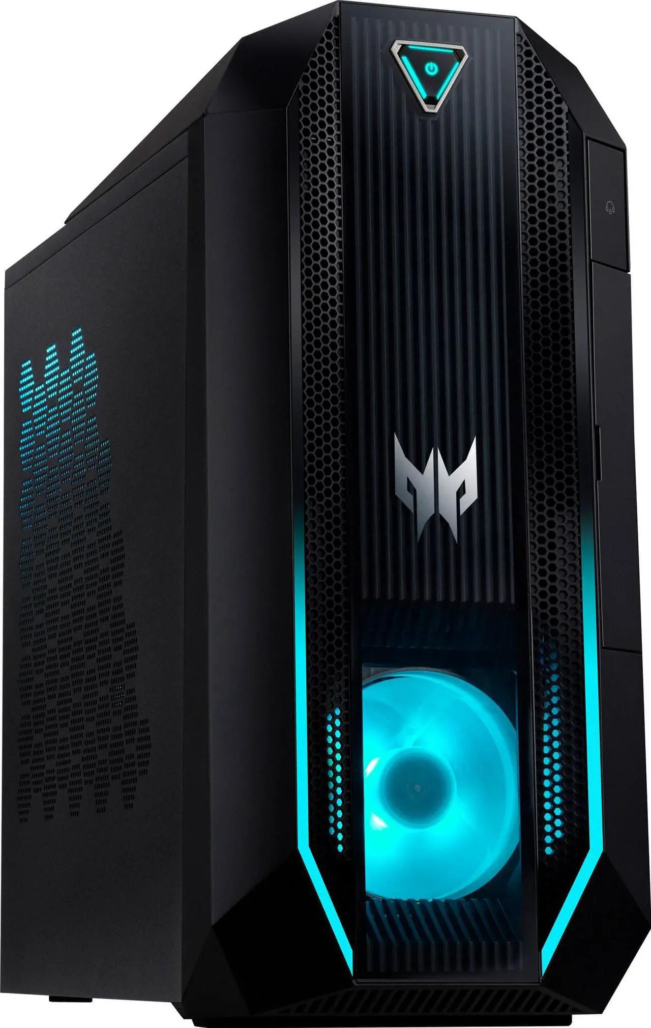 Main image of Acer Predator PO3-630 Gaming Desktop PC (Intel i7-11700 8-Core, GeForce RTX 3070, 16GB RAM, 2x4TB PCIe SSD RAID 0  (8TB), Backlit KB, Wifi, USB 3.2, HDMI, Bluetooth, Display Port, Win 10 Pro)