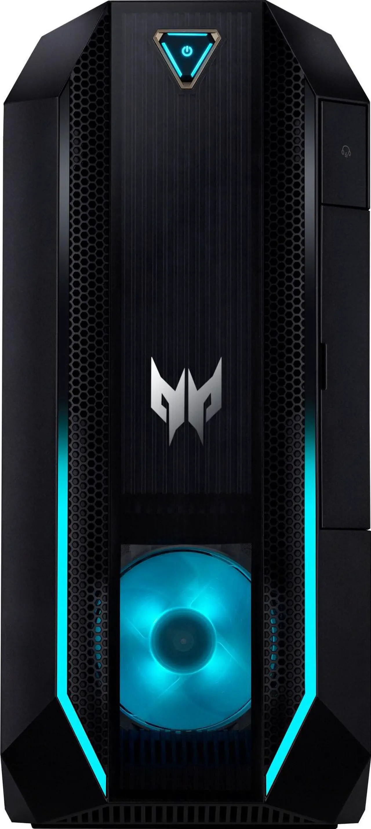 Alt view image 2 of 7 - Acer Predator PO3-630 Gaming Desktop PC (Intel i7-11700 8-Core, GeForce RTX 3070, 16GB RAM, 2x4TB PCIe SSD RAID 0  (8TB), Backlit KB, Wifi, USB 3.2, HDMI, Bluetooth, Display Port, Win 10 Pro)