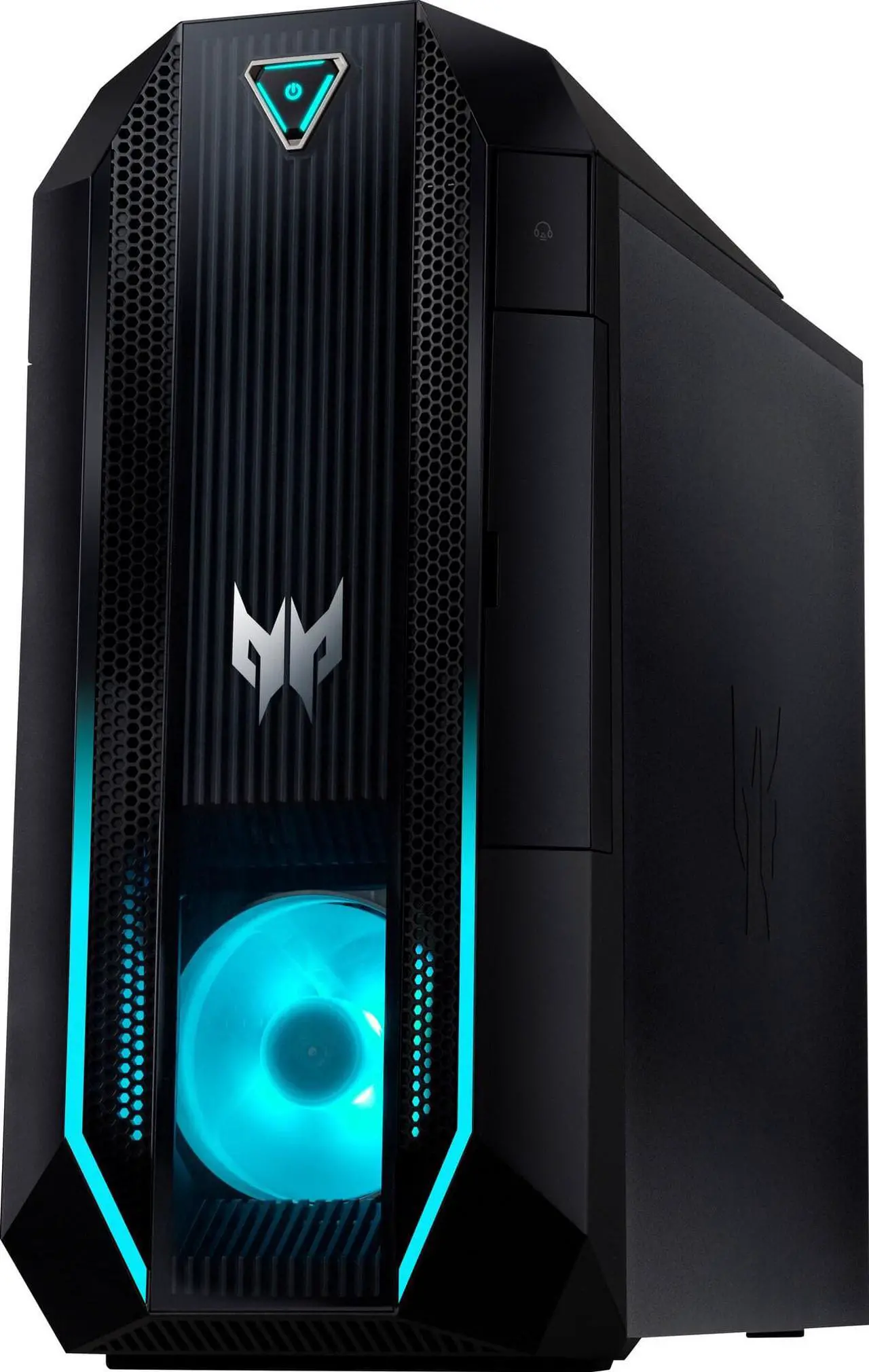 Alt view image 3 of 7 - Acer Predator PO3-630 Gaming Desktop PC (Intel i7-11700 8-Core, GeForce RTX 3070, 16GB RAM, 2x4TB PCIe SSD RAID 0  (8TB), Backlit KB, Wifi, USB 3.2, HDMI, Bluetooth, Display Port, Win 10 Pro)