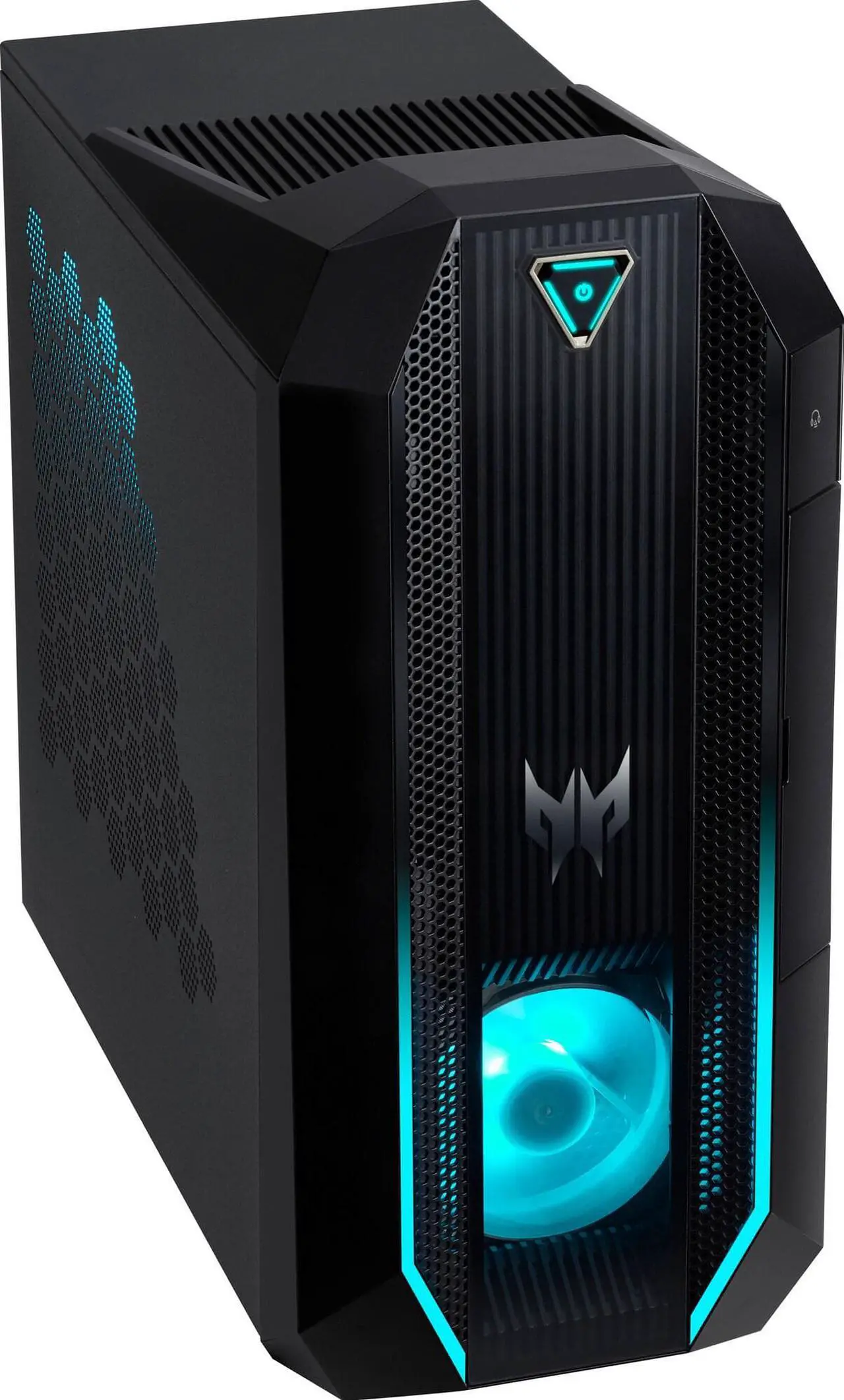 Alt view image 4 of 7 - Acer Predator PO3-630 Gaming Desktop PC (Intel i7-11700 8-Core, GeForce RTX 3070, 16GB RAM, 2x4TB PCIe SSD RAID 0  (8TB), Backlit KB, Wifi, USB 3.2, HDMI, Bluetooth, Display Port, Win 10 Pro)