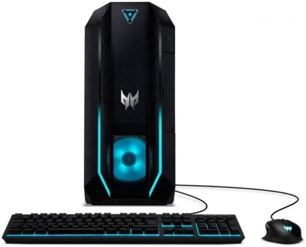 Alt view image 6 of 7 - Acer Predator PO3-630 Gaming Desktop PC (Intel i7-11700 8-Core, GeForce RTX 3070, 16GB RAM, 2x4TB PCIe SSD RAID 0  (8TB), Backlit KB, Wifi, USB 3.2, HDMI, Bluetooth, Display Port, Win 10 Pro)