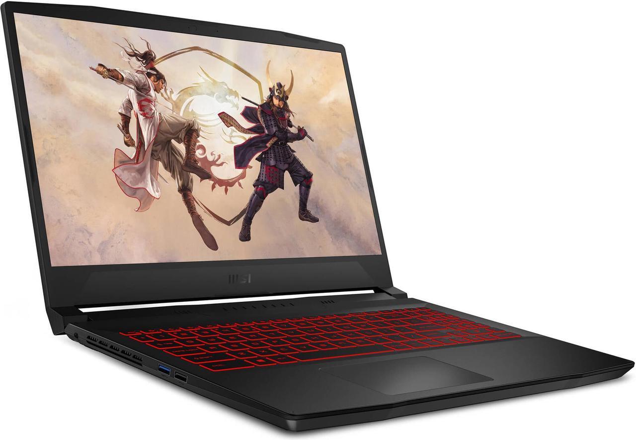 Alt view image 2 of 7 - MSI Katana GF66 12UE-603 15.6" 144Hz FHD IPS Gaming Laptop (Intel i7-12700H 14-Core 2.70GHz, GeForce RTX 3060 6GB, 32GB RAM, 8TB PCIe SSD, Backlit KYB, WiFi 6, BT 5.2, Win10Pro)