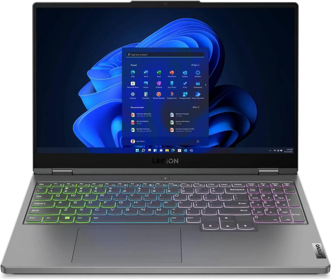 Main image of Lenovo Legion 5 15.6" 165Hz 2K QHD IPS Gaming Laptop (Intel i7-12700H 14-Core, GeForce RTX 3060 6GB, 32GB DDR5, 2x1TB PCIe SSD RAID 1, RGB KYB, Thunderbolt 4, WiFi 6E, Win 11 Pro)