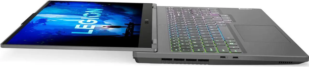 Alt view image 7 of 7 - Lenovo Legion 5 15.6" 165Hz 2K QHD IPS Gaming Laptop (Intel i7-12700H 14-Core, GeForce RTX 3060 6GB, 32GB DDR5, 2x1TB PCIe SSD RAID 1, RGB KYB, Thunderbolt 4, WiFi 6E, Win 11 Pro)