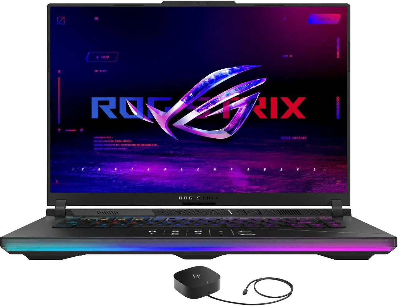 Main image of ASUS ROG Strix SCAR 16 G634 Gaming & Entertainment Laptop (Intel i9-13980HX 24-Core, 16.0" 240Hz 2K Quad HD (2560x1440), GeForce RTX 4080, 64GB DDR5 4800MHz RAM, 1TB PCIe SSD, Win 10 Pro)