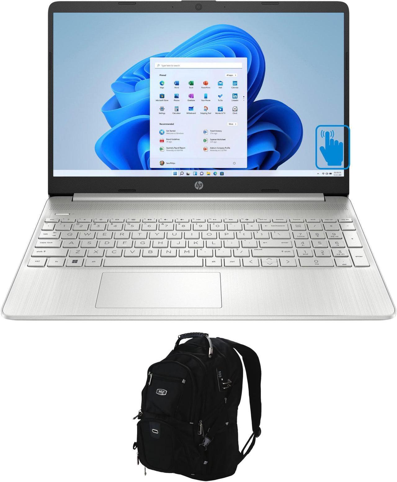 Main image of HP 15t-dy500-15TDY Home & Business Laptop (Intel i7-1260P 12-Core, 15.6" 60Hz Touch Full HD (1920x1080), Intel Iris Xe, 16GB RAM, 8TB PCIe SSD, Backlit KB, Wifi, Win 11 Home) with Backpack
