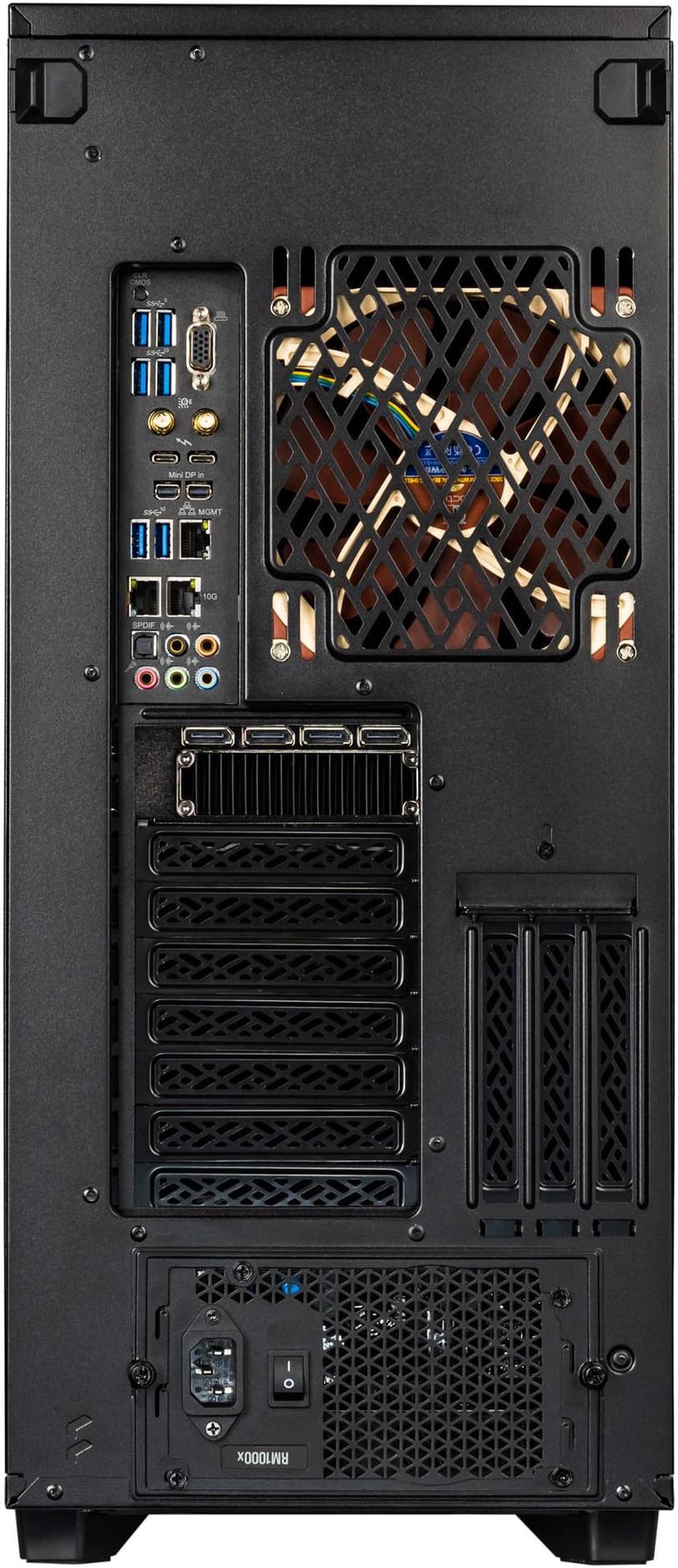 Alt view image 7 of 7 - Velztorm Elite Workstation Crux II 24-Core Liquid Cooled 3D Modeling SolidWorks CAD Desktop (AMD Ryzen Threadripper 5965WX , Quadro RTX A6000 48GB, 32GB DDR4, 2TB PCIe SSD + 6TB HDD , Win 10 Pro)