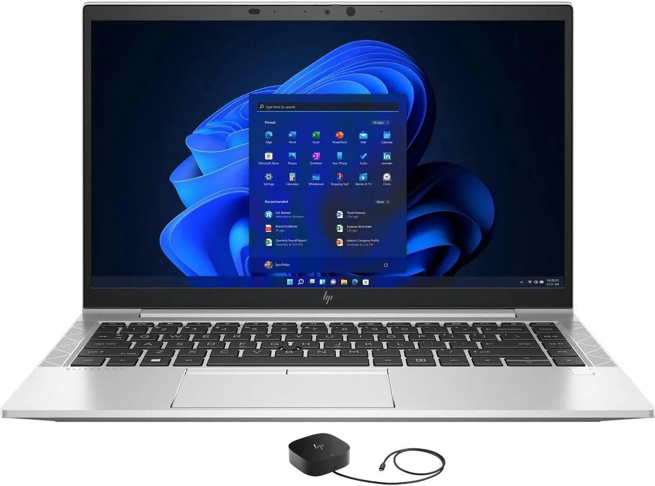 Main image of HP EliteBook 840 G8 Home & Business Laptop (Intel i5-1145G7 4-Core, 14.0" 60Hz Full HD (1920x1080), Intel Iris Xe, 32GB RAM, 1TB PCIe SSD, Backlit KB, Wifi, HDMI, Webcam, Fingerprint, Win 10 Pro)