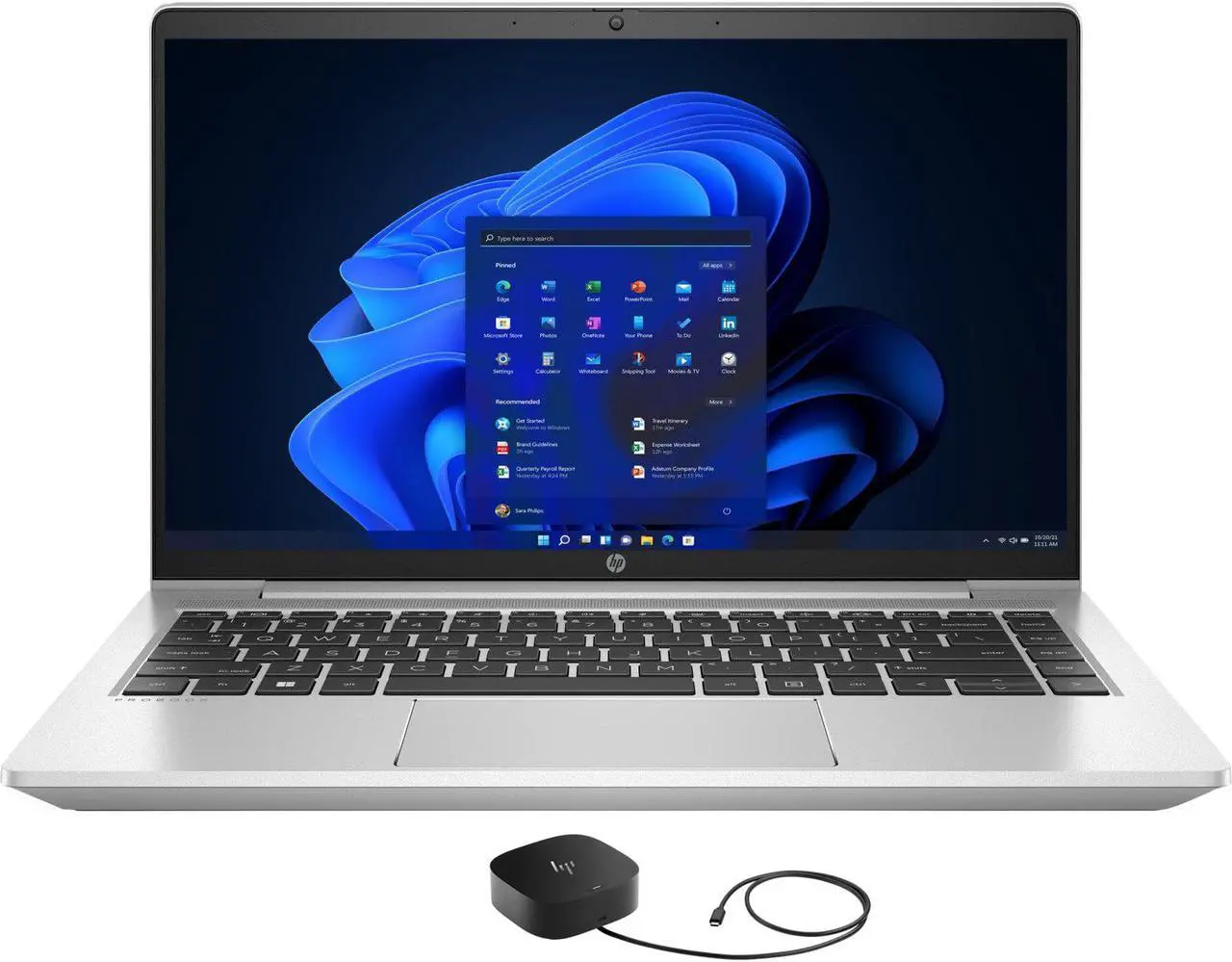 Main image of HP ProBook 445 G9 Home & Business Laptop (AMD Ryzen 5 5625U 6-Core, 14.0" 60Hz Full HD (1920x1080), AMD Radeon, 64GB RAM, 1TB PCIe SSD, Backlit KB, Wifi, USB 3.2, HDMI, Webcam, Win 10 Pro)