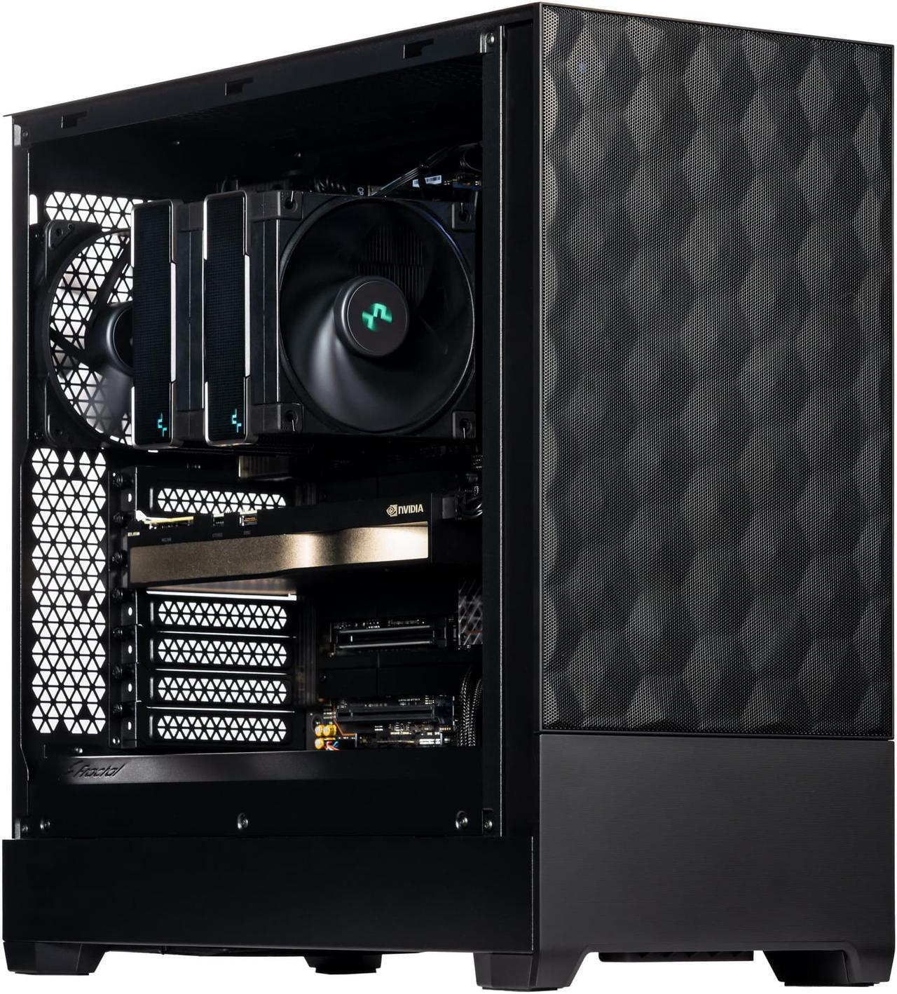 Alt view image 2 of 7 - Velztorm Elite Workstation Ace I 24-Core 3D Modeling SolidWorks CAD Desktop PC (Intel i9-13900K 3.00GHz,  Quadro RTX A6000 48GB, 128GB DDR5 , 2TB NVMe PCIe SSD + 2TB HDD (3.5), WiFI 6E, Win 11 Pro)