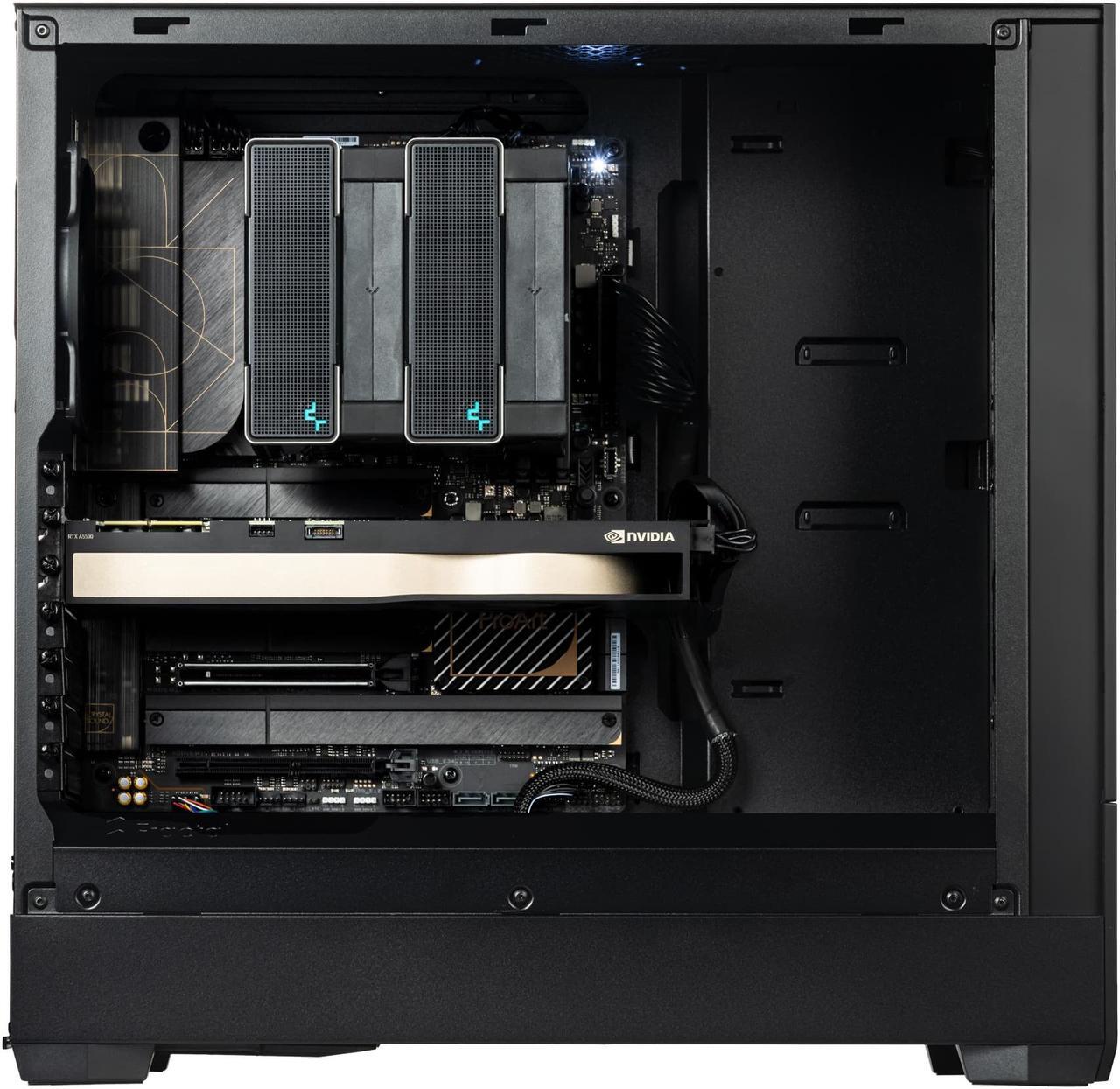 Alt view image 3 of 7 - Velztorm Elite Workstation Ace I 24-Core 3D Modeling SolidWorks CAD Desktop PC (Intel i9-13900K 3.00GHz,  Quadro RTX A6000 48GB, 128GB DDR5 , 2TB NVMe PCIe SSD + 2TB HDD (3.5), WiFI 6E, Win 11 Pro)