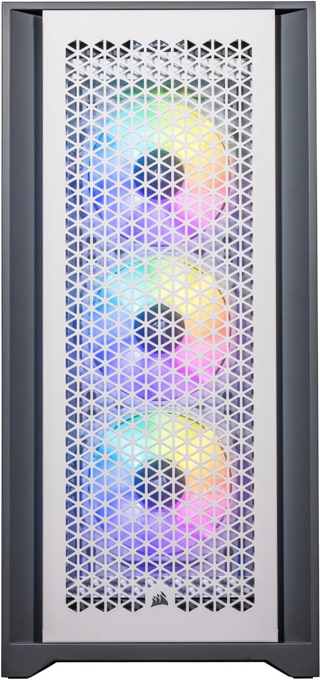 Alt view image 6 of 7 - Velztorm White Aciex 3D Gaming Desktop PC (AMD Ryzen 7 7800X3D, GeForce RTX 3070 8GB, 64GB DDR5, 2TB PCIe SSD, 360mm AIO, RGB Fans, 1000W PSU, WiFi 6, Win11H) VELZ0078