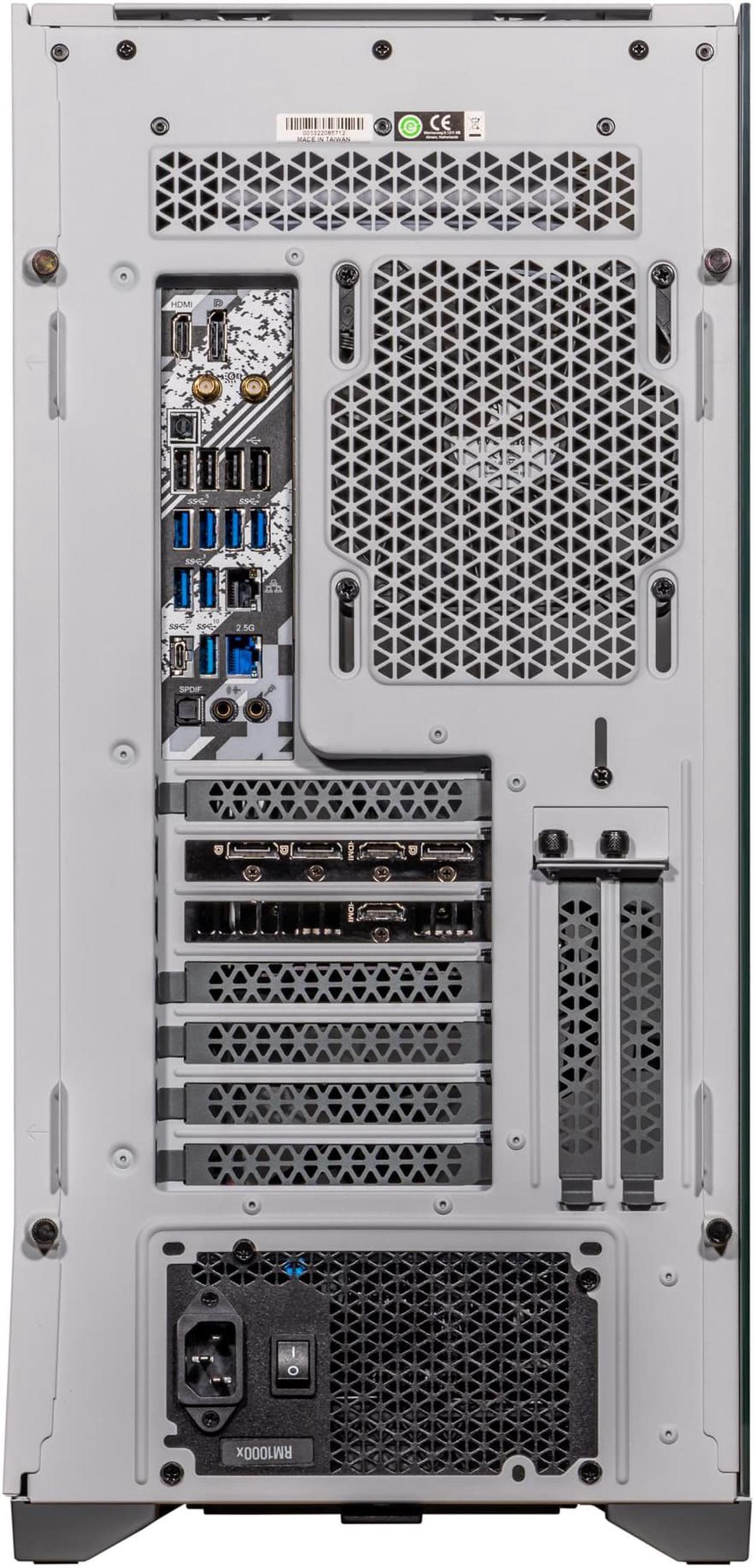 Alt view image 7 of 7 - Velztorm White Aciex 3D Gaming Desktop PC (AMD Ryzen 7 7800X3D, GeForce RTX 3070 8GB, 64GB DDR5, 2TB PCIe SSD, 360mm AIO, RGB Fans, 1000W PSU, WiFi 6, Win11H) VELZ0078