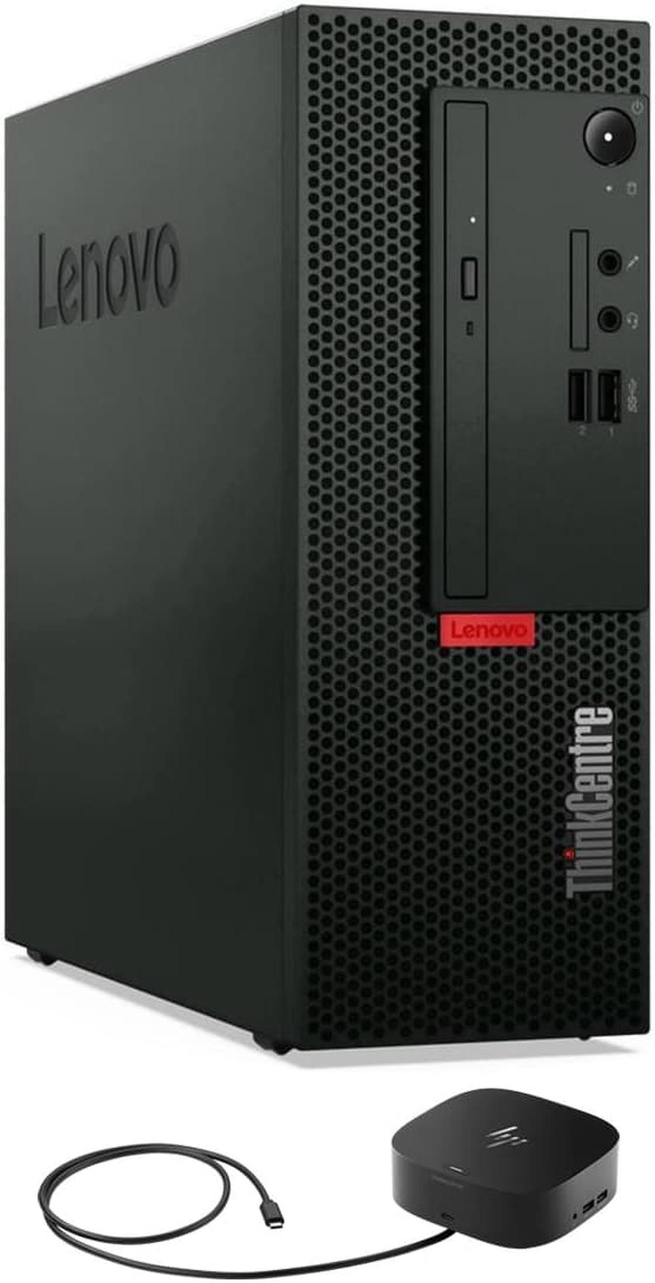 Main image of Lenovo ThinkCentre M70c SFF Home & Business Mini Desktop (Intel i3-10100 4-Core, AMD Radeon 520, 16GB RAM, 512GB PCIe SSD, HDMI, Display Port, Optical Drive, Win 10 Pro) with G2 Universal Dock