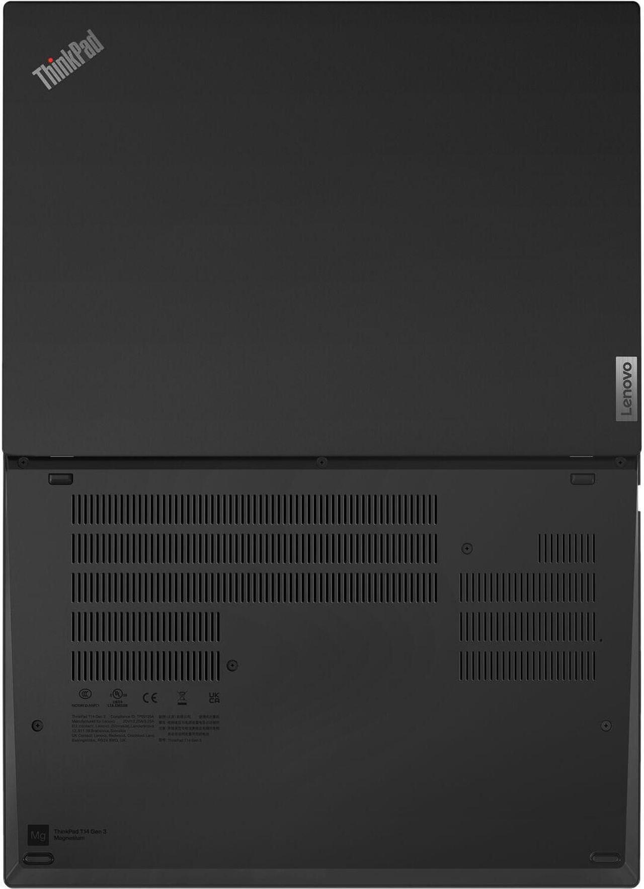 Alt view image 5 of 7 - Lenovo ThinkPad T14 Gen 3 Home & Business Laptop (Intel i7-1270P 12-Core, 14.0" 60Hz 2240x1400, Intel Iris Xe, 16GB RAM, 512GB SSD, Backlit KB, Wifi, USB 3.2, Win 10 Pro) with G5 Essential Dock