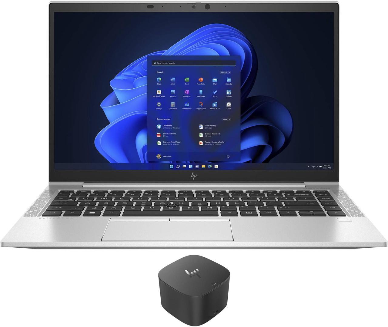 Main image of HP EliteBook 840 G8 Home & Business Laptop (Intel i5-1145G7 4-Core, 14.0" 60Hz Full HD (1920x1080), Intel Iris Xe, 64GB RAM, 2TB PCIe SSD, Backlit KB, Wifi, HDMI, Win 10 Pro) with 120W G2 Dock