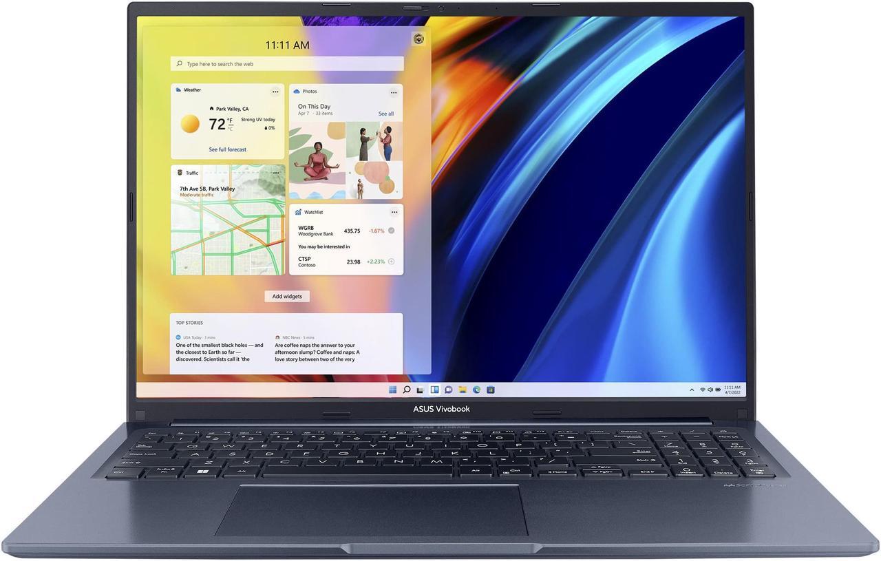 Main image of ASUS Vivobook Business Laptop 16.0" Wide UXGA IPS-level (AMD Ryzen 7 5800HS 8-Core 3.20GHz, AMD Radeon, 40GB RAM, 8TB PCIe SSD, WiFi 6, Webcam, Bluetooth 5.2, Win 10 Pro)