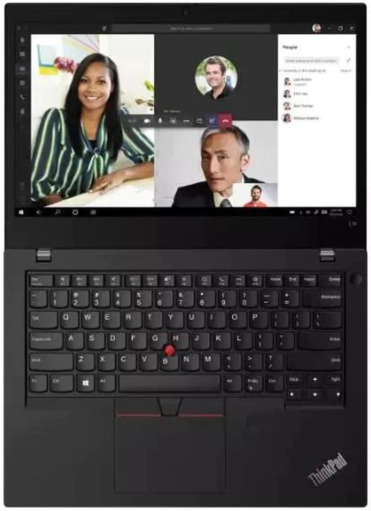 Alt view image 4 of 7 - Lenovo ThinkPad L14 Gen 2 Home & Business Laptop (Intel i7-1165G7 4-Core, 14.0" 60Hz Touch Full HD (1920x1080), Intel Iris Xe, 32GB RAM, 2TB PCIe SSD, Win 10 Pro) with G5 Essential Dock