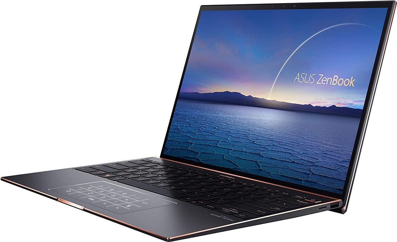 Alt view image 3 of 7 - ASUS ZenBook S Business Laptop 13.9" Touchscreen 3.3K (Intel i7-1165G7 2.80GHz, Intel Iris Xe, 16GB RAM, 2TB PCIe SSD, Backlit KB, 2 Thunderbolt 4, WiFi 6, Bluetooth 5.2, Win 10 Pro)